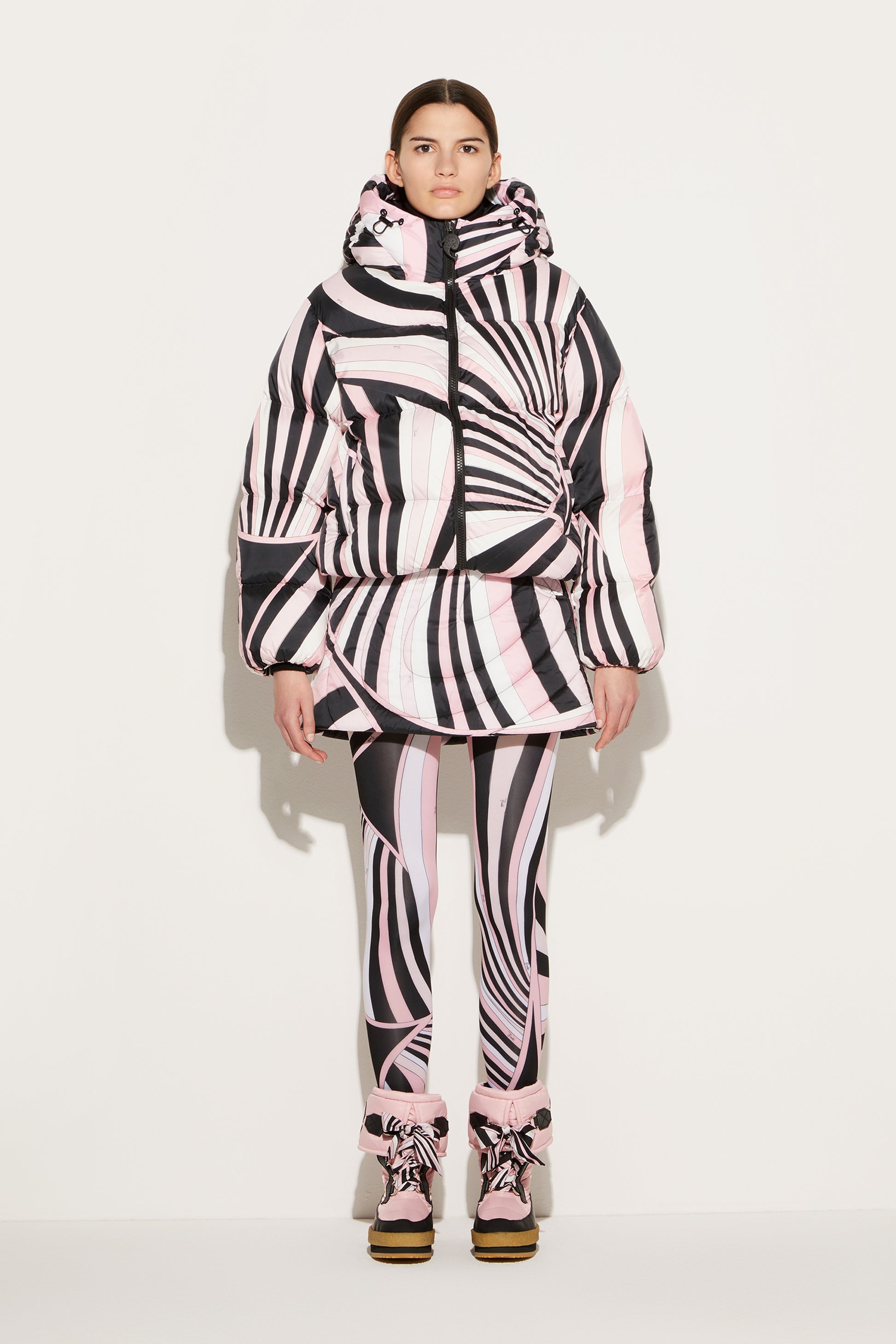 Iride-Print Padded Jacket View 2 - Pucci