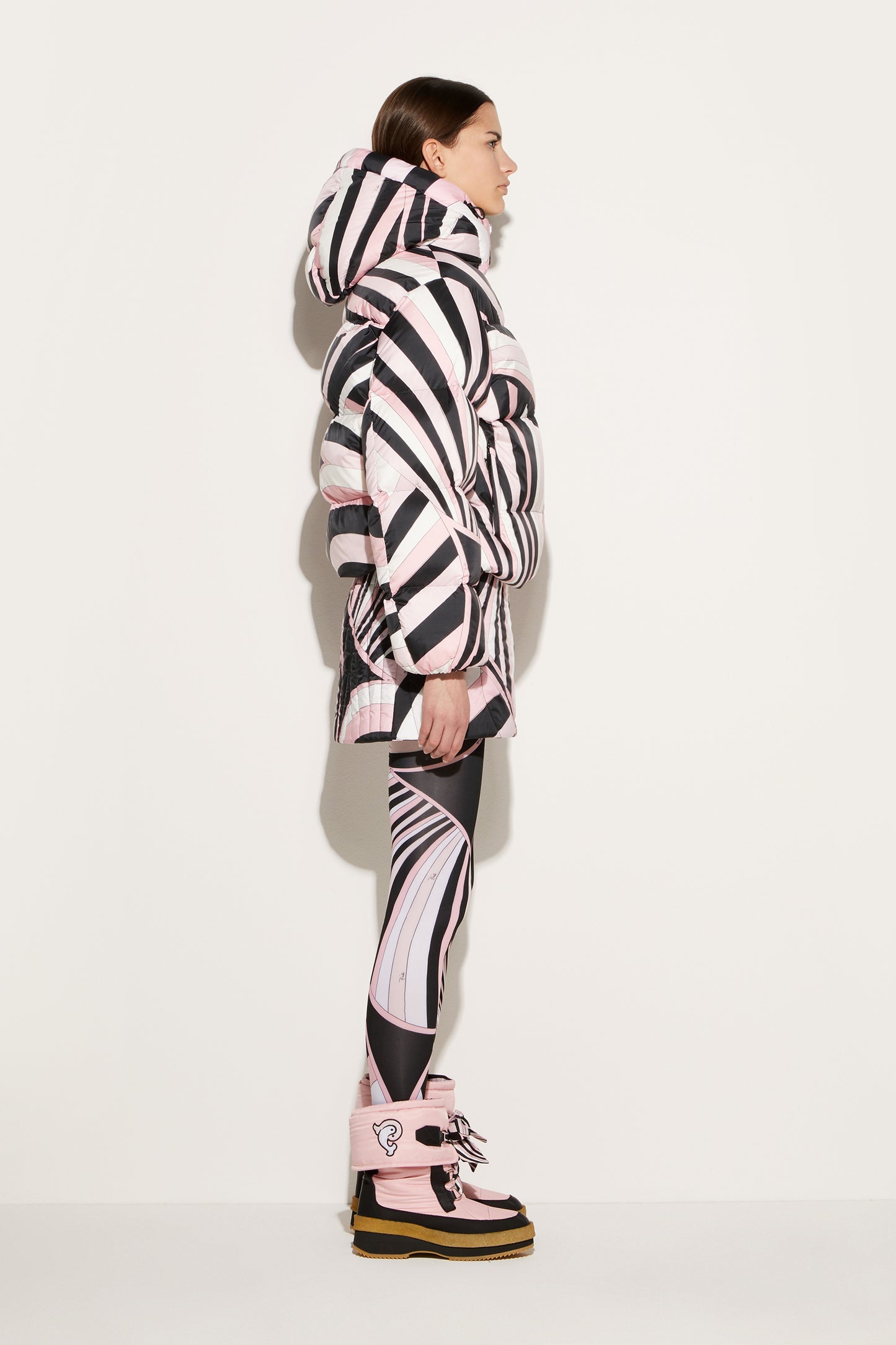 Iride-Print Padded Jacket View 4 - Pucci