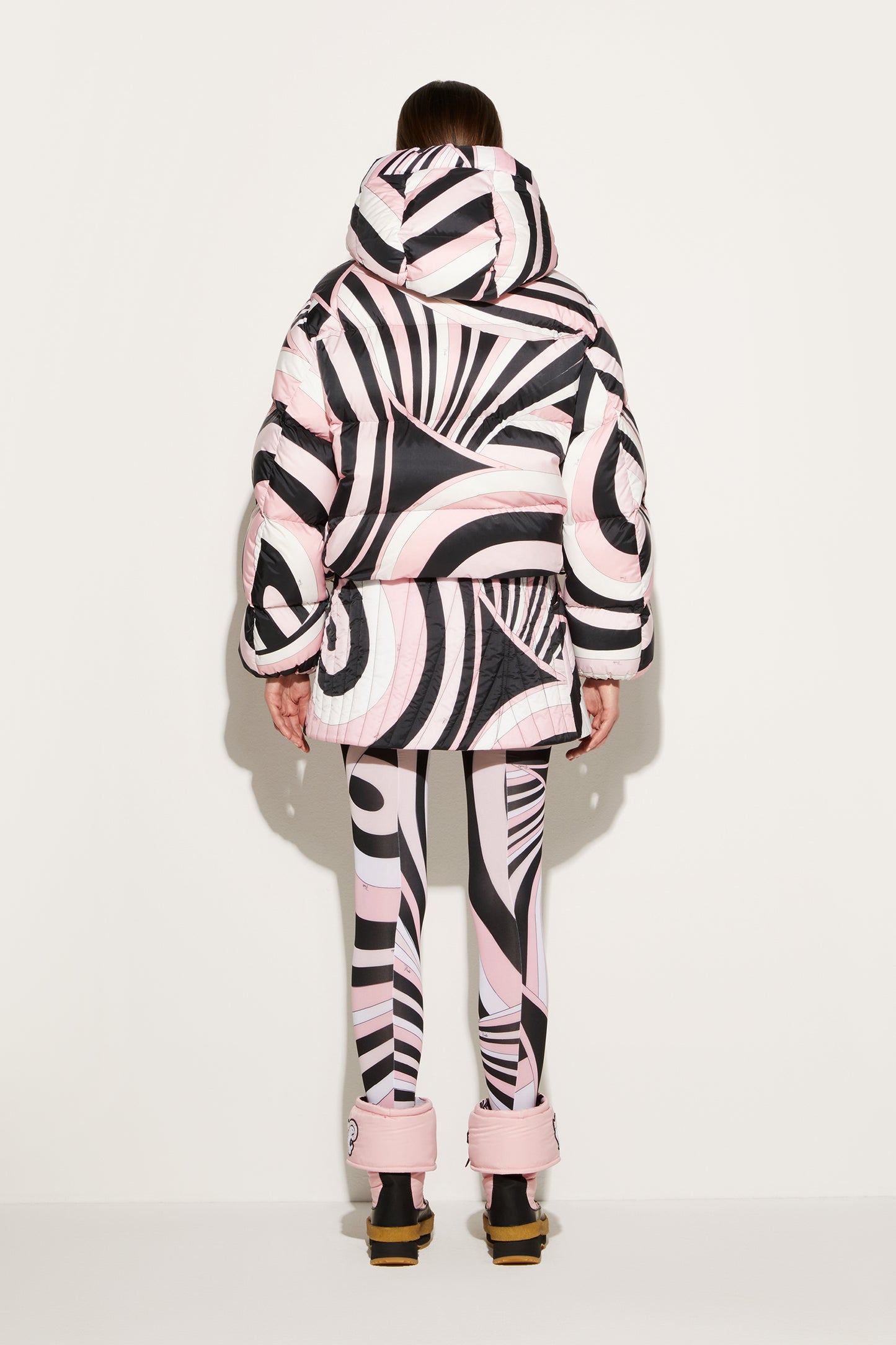 Iride-Print Padded Jacket View 3 - Pucci