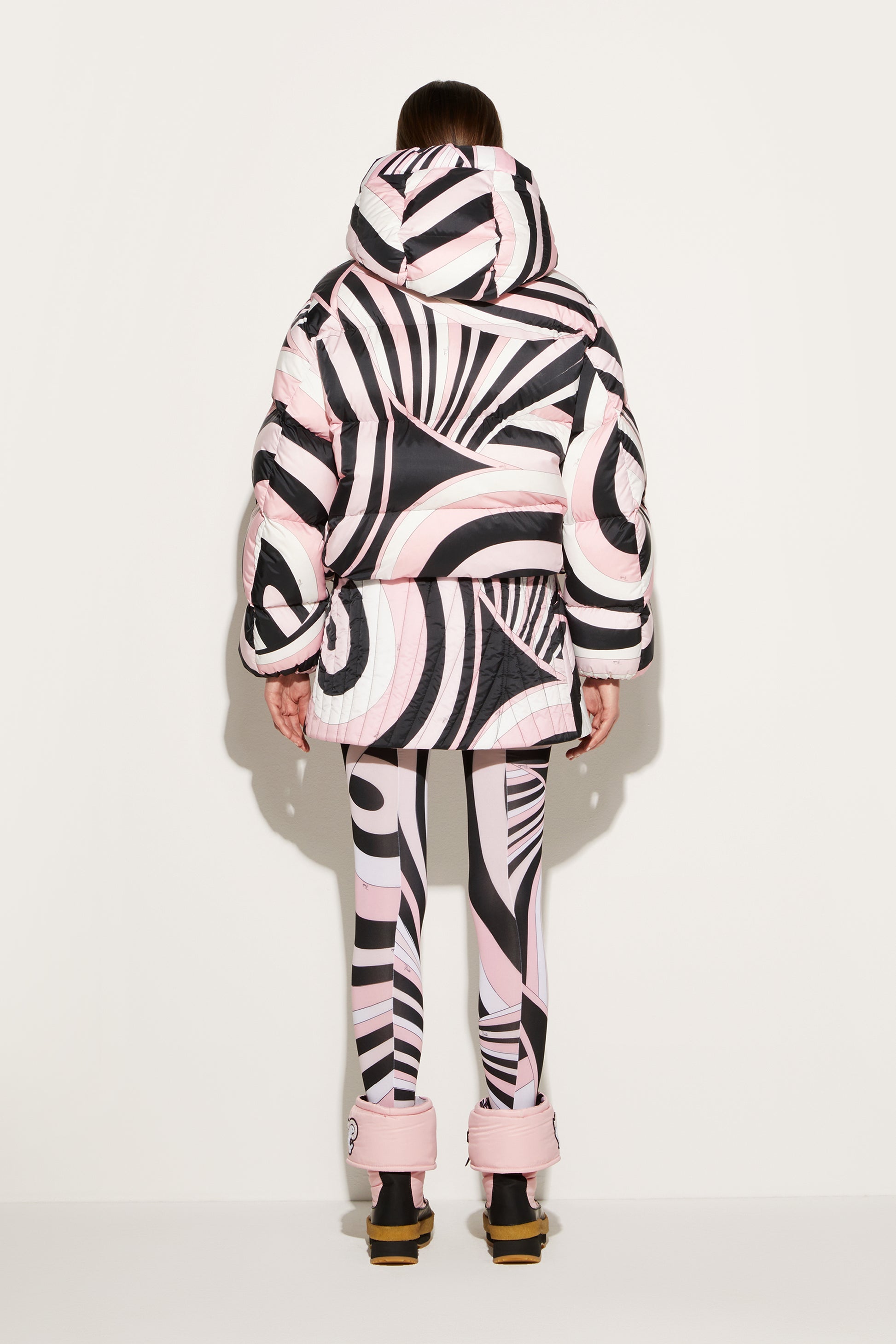 Iride-Print Padded Jacket View 3 - Pucci