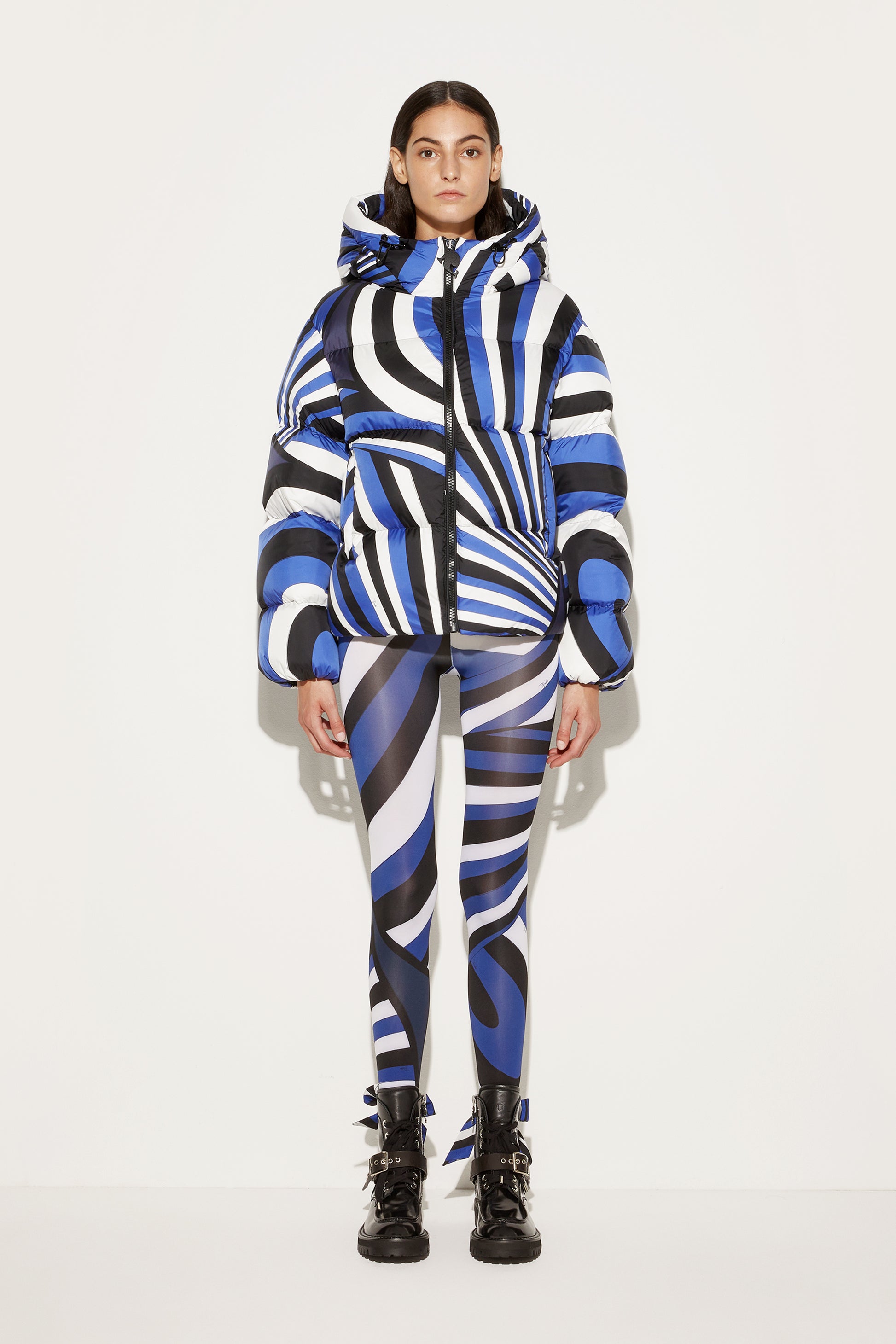 Iride-Print Padded Jacket View 2 - Pucci