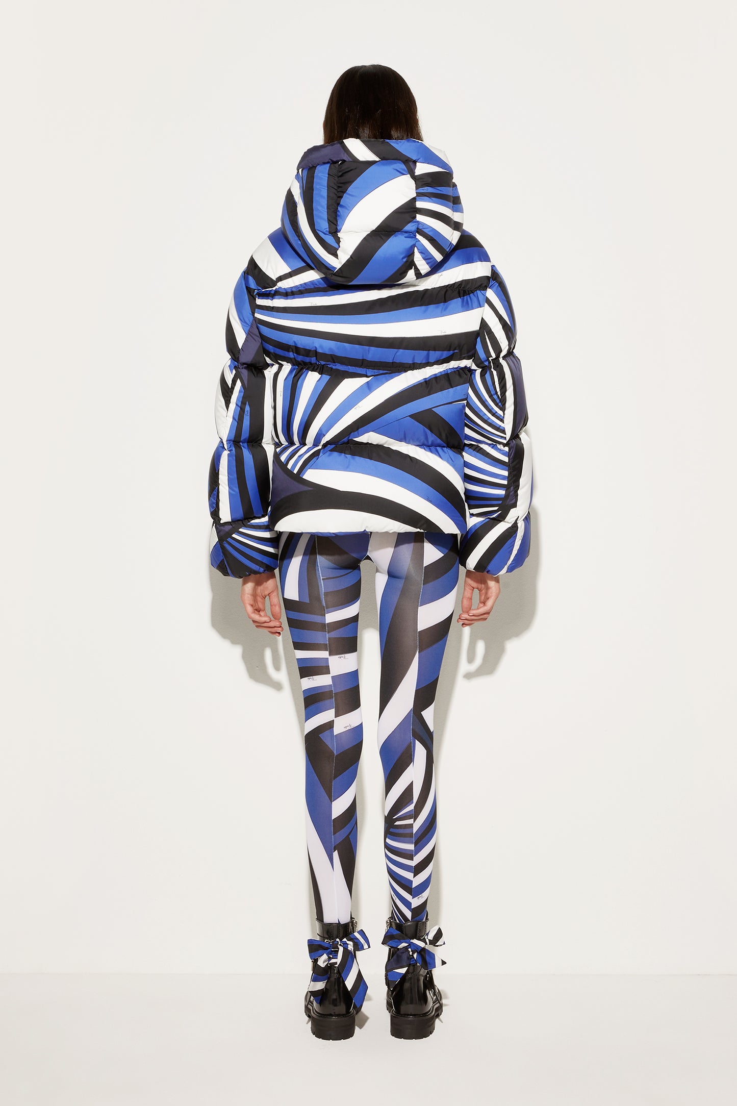 Iride-Print Padded Jacket View 4 - Pucci