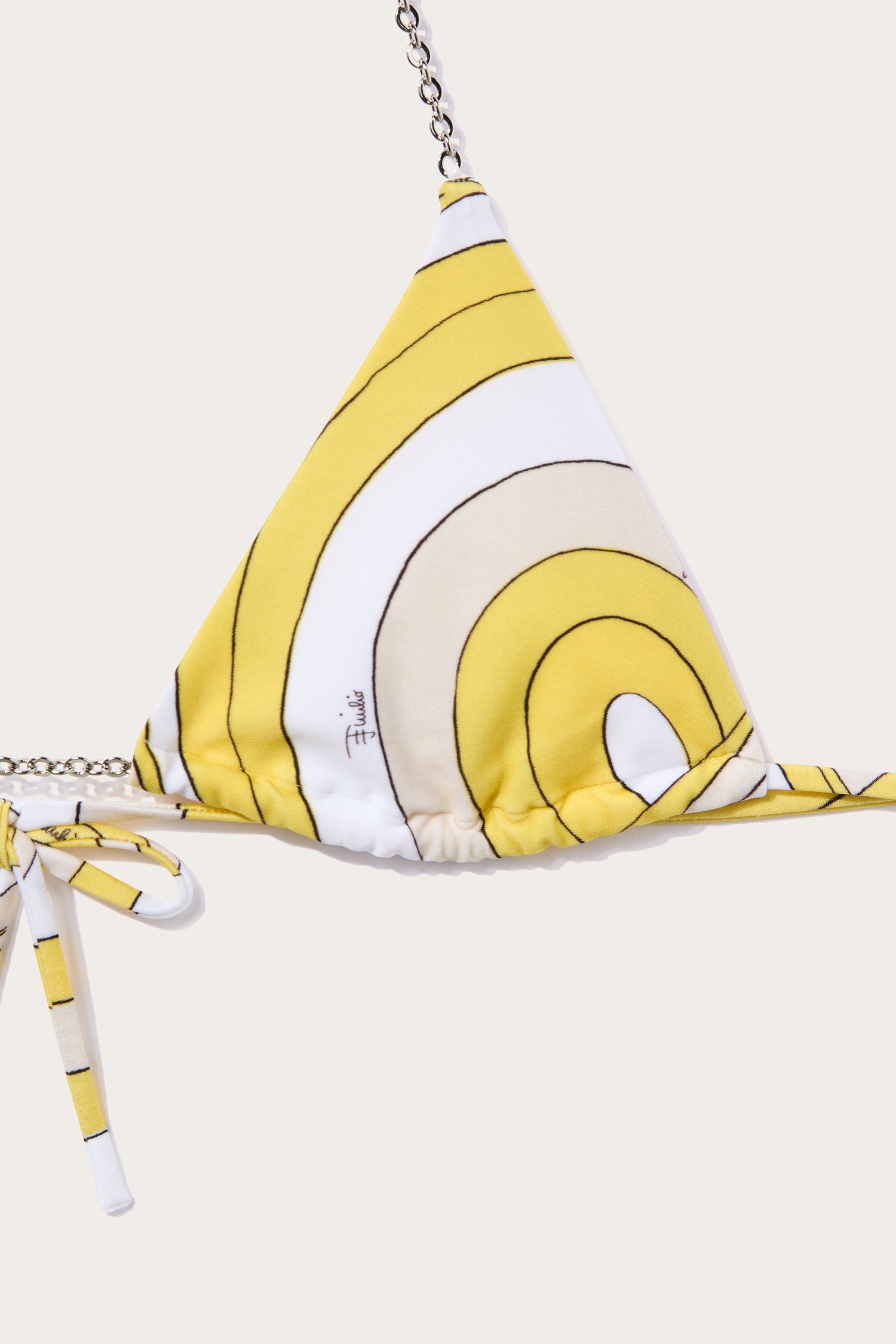 Top Bikini in Stampa Iride