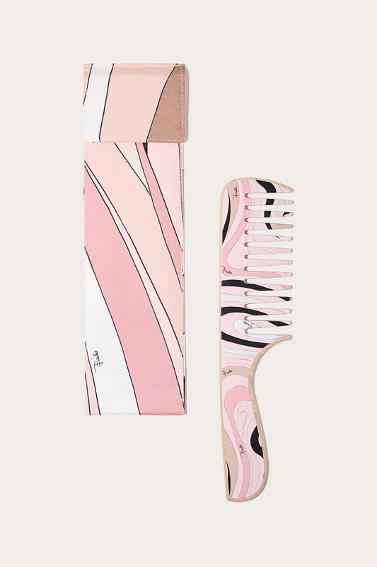 Wooden Comb with Case View 1 - Pucci