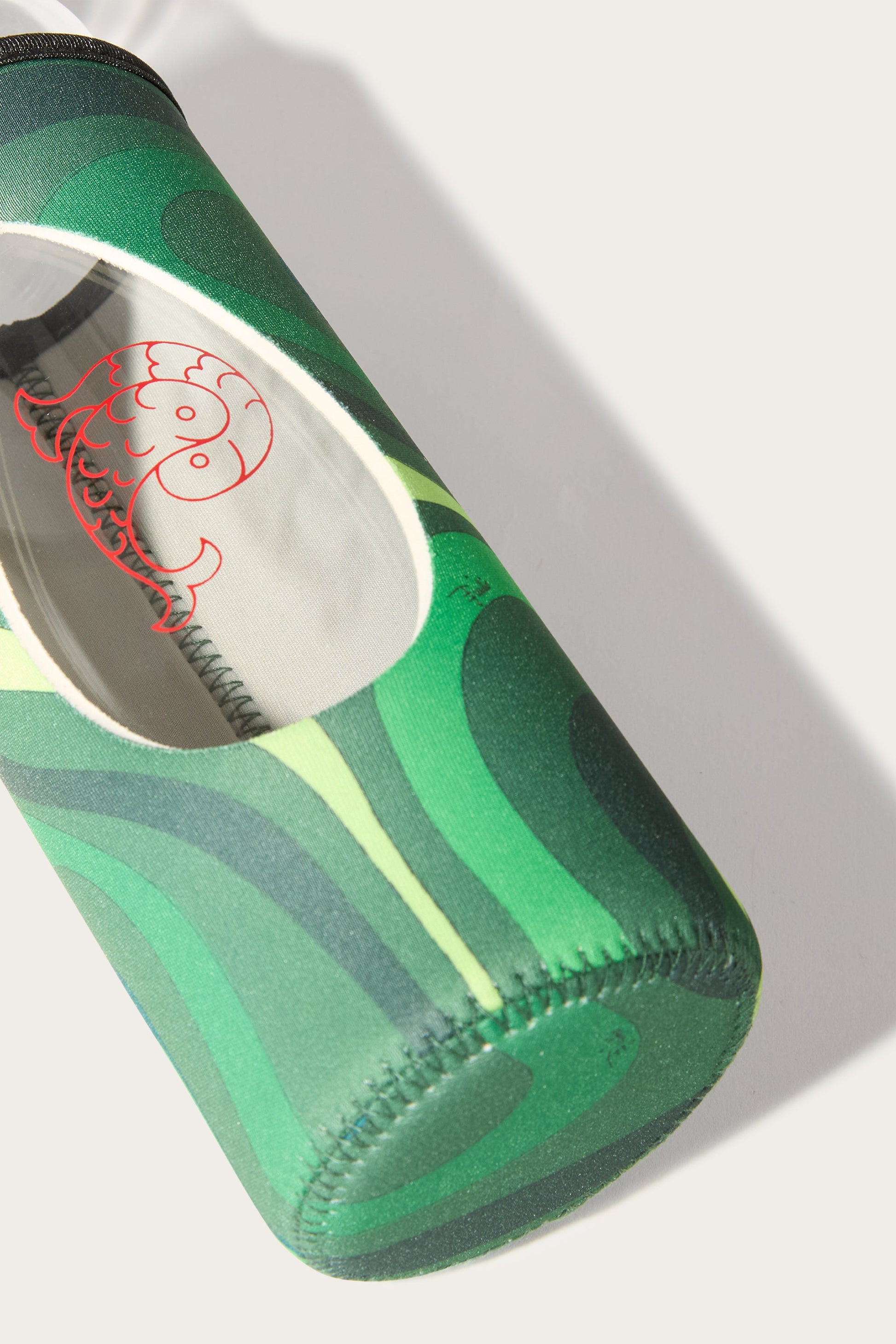 Glass Water Bottle View 2 - Pucci