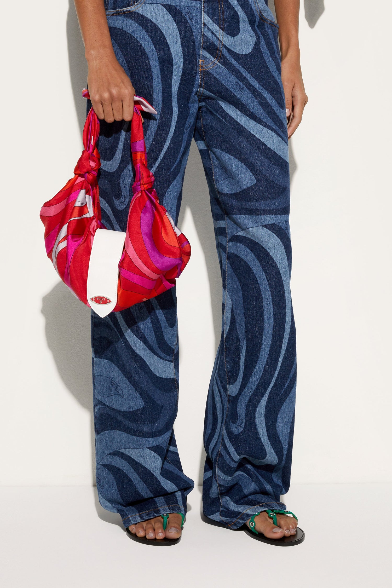 Borsa Foulard in Stampa Marmo