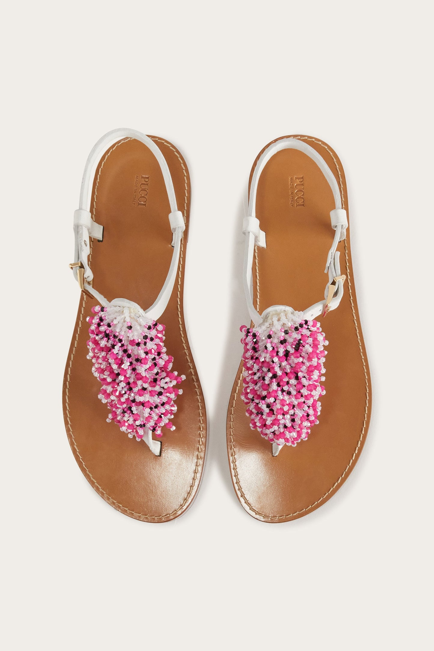 Embroidery Sandals View 2 - Pucci