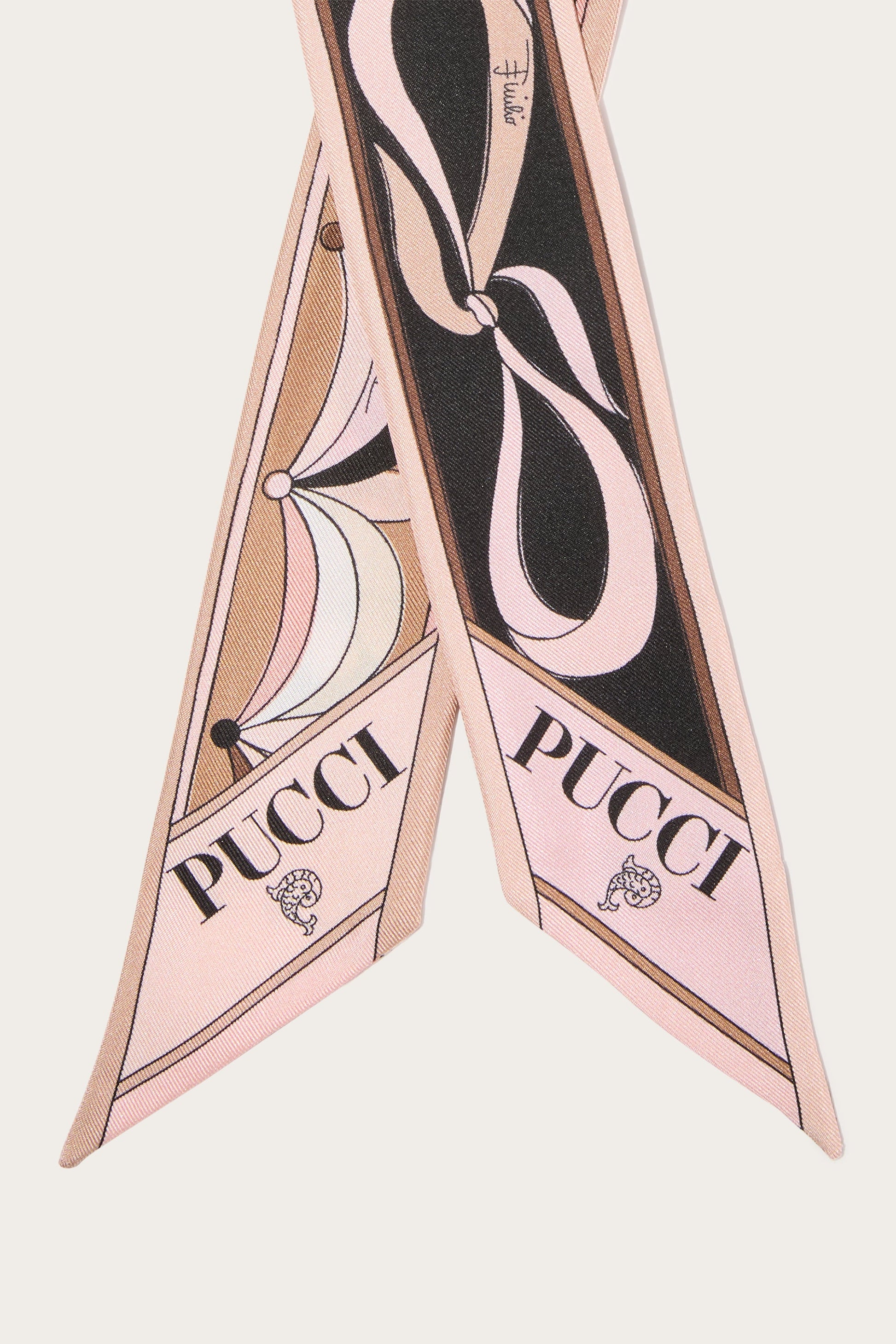 Fiocchetti Print Silk Twill View 3 - Pucci