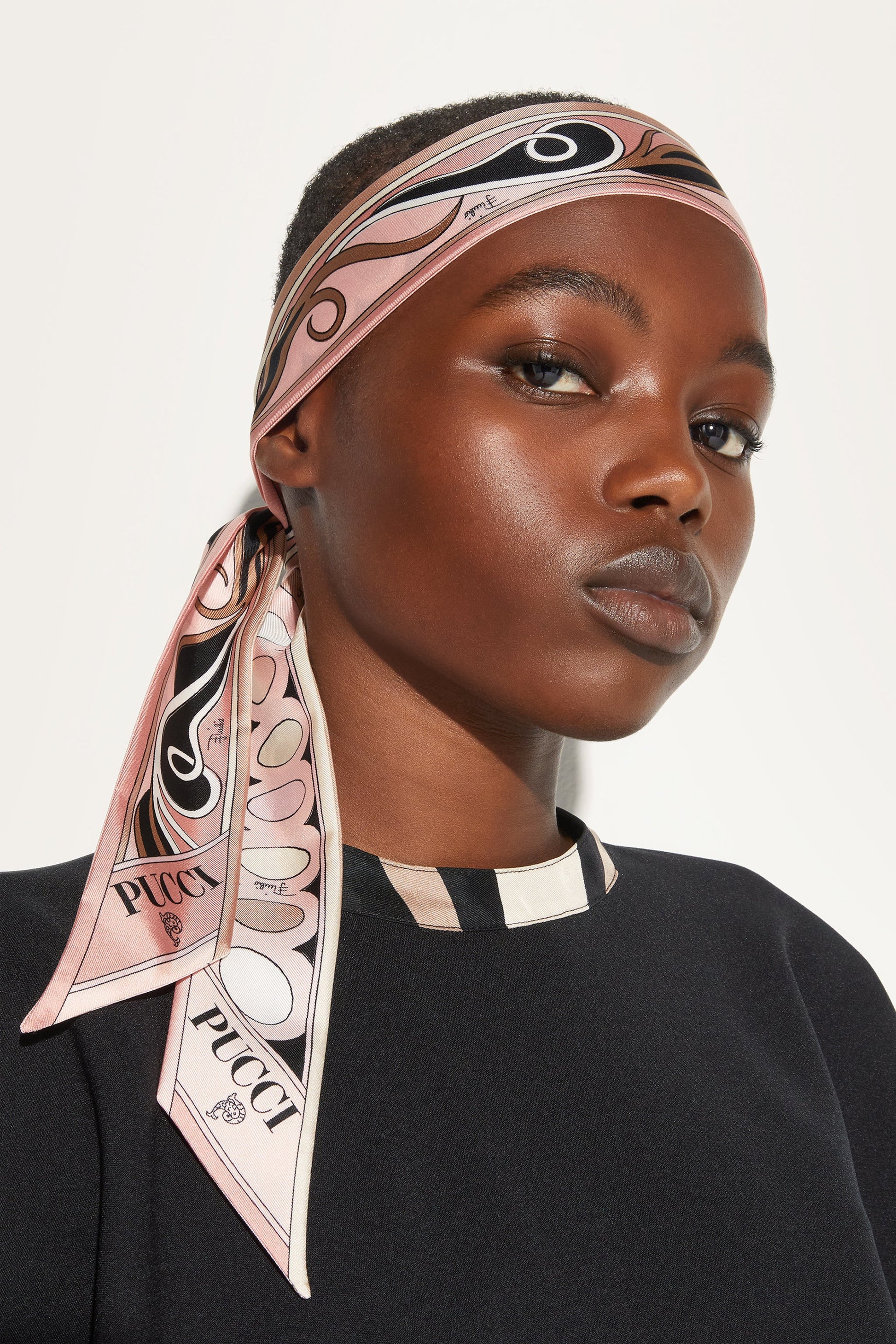 Vetrate and Viola Print Silk Twill View 2 - Pucci
