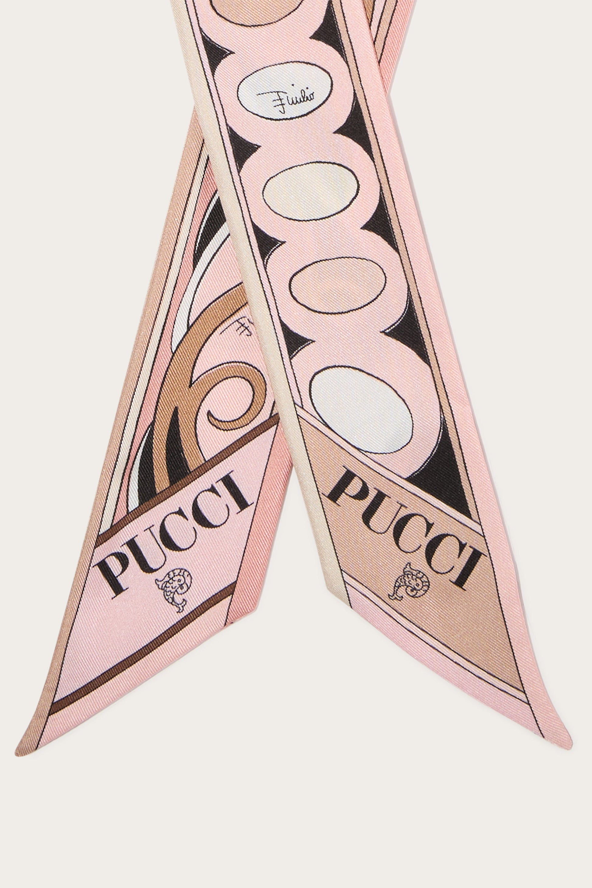 Vetrate and Viola Print Silk Twill View 3 - Pucci