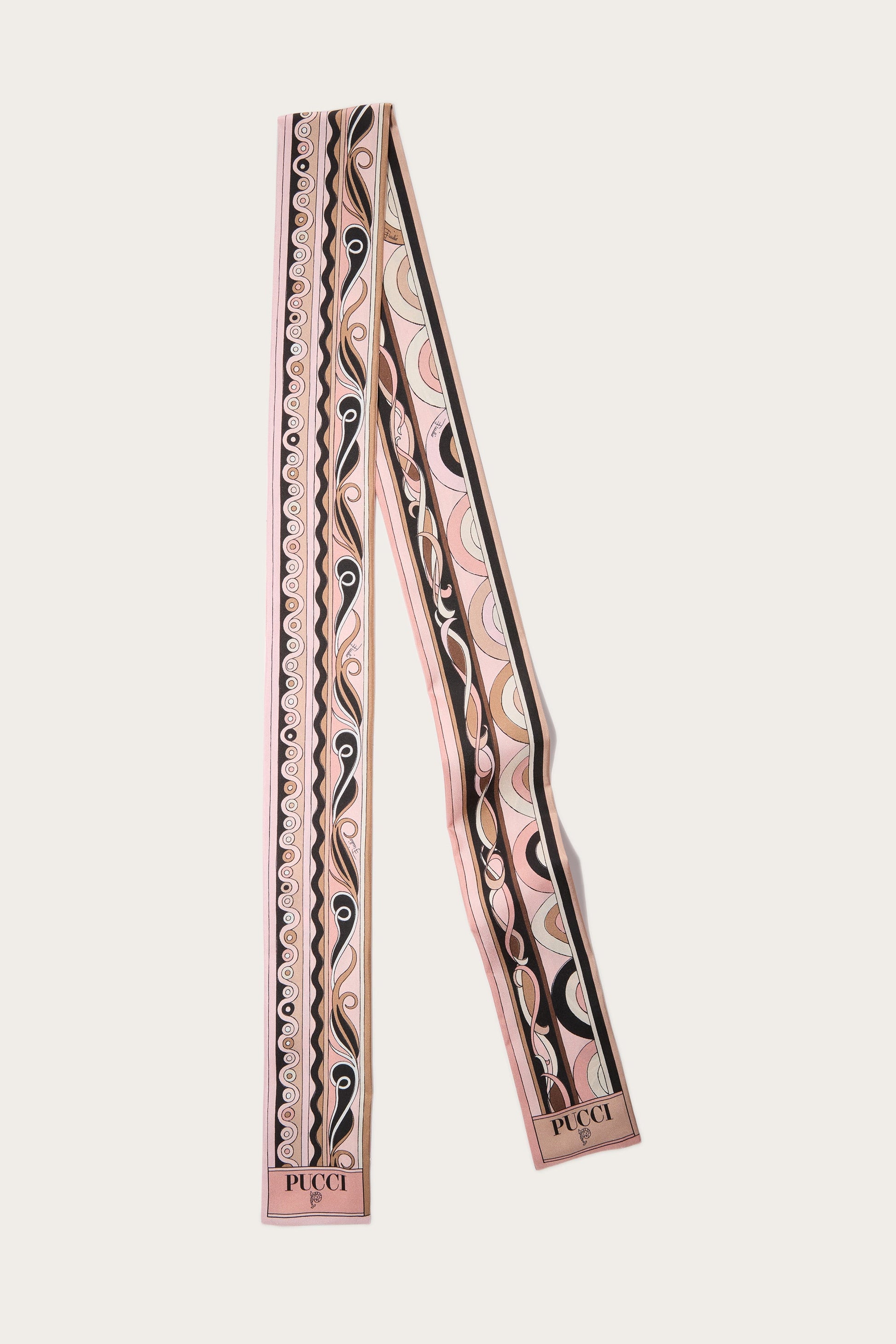 Bordi Mix Print Silk-Twill Scarf View 1 - Pucci