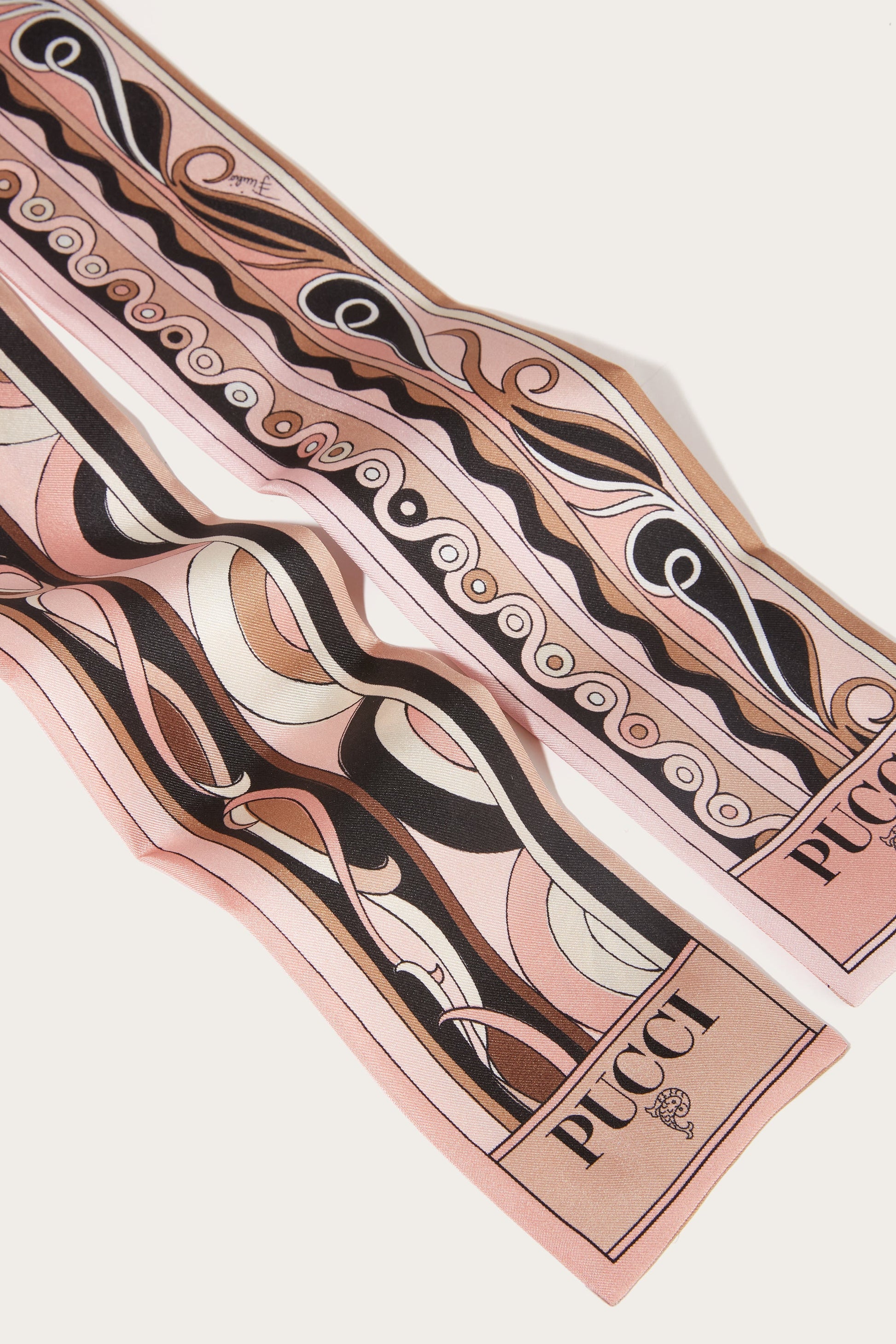 Bordi Mix Print Silk-Twill Scarf View 4 - Pucci