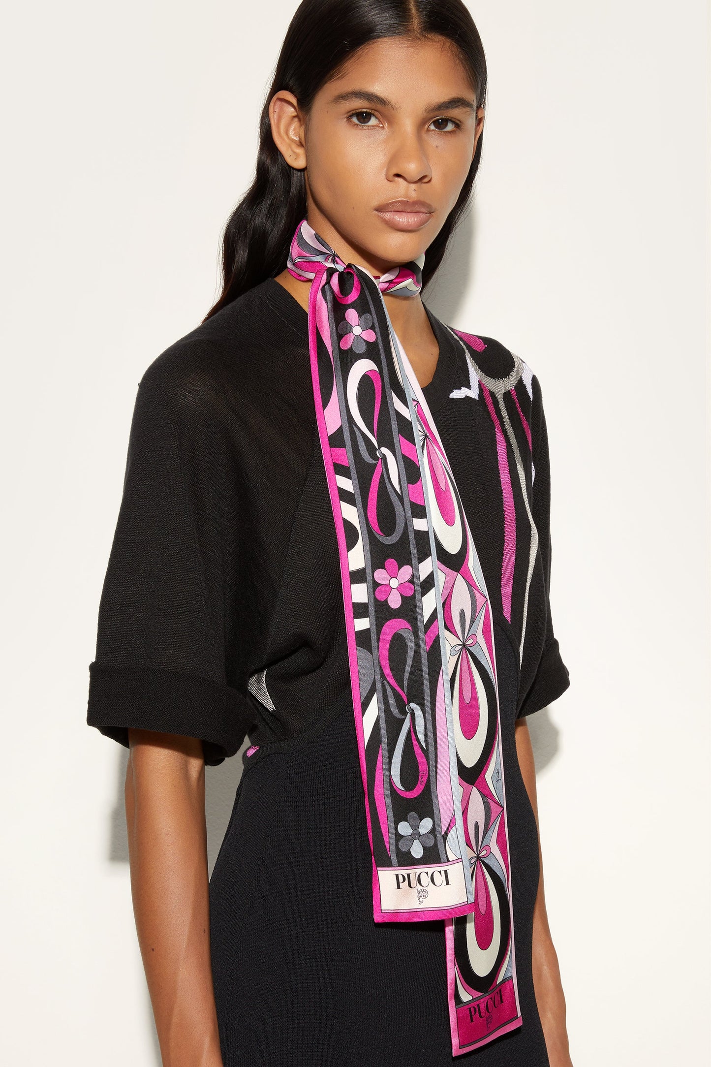Maddalena Print Silk-Twill Scarf View 2 - Pucci