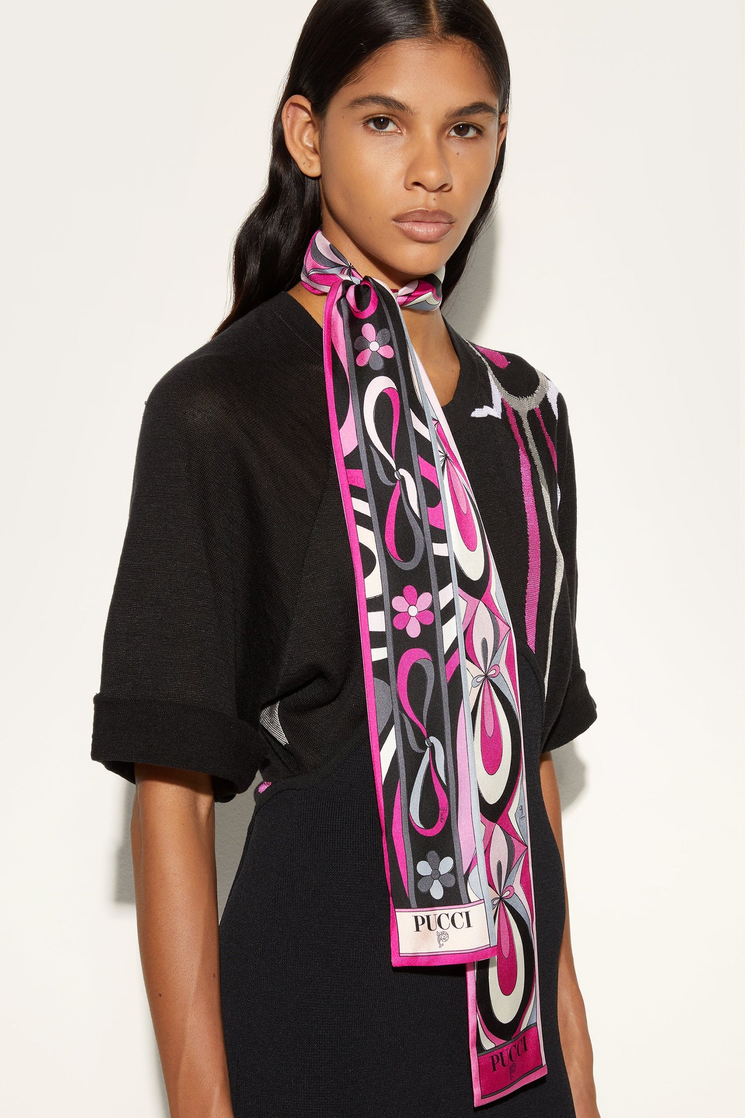 Maddalena Print Silk-Twill Scarf View 2 - Pucci