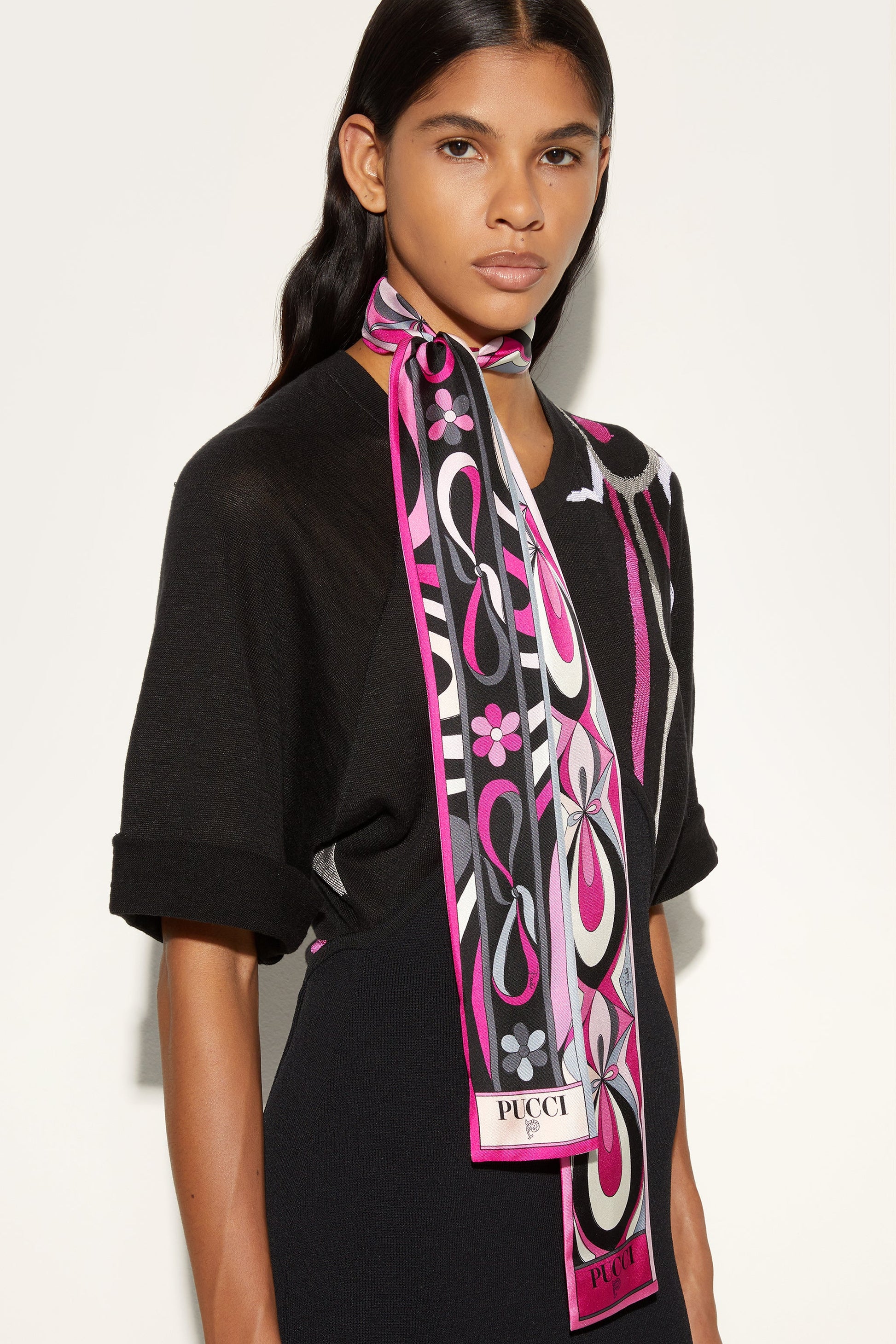 Maddalena Print Silk-Twill Scarf View 2 - Pucci
