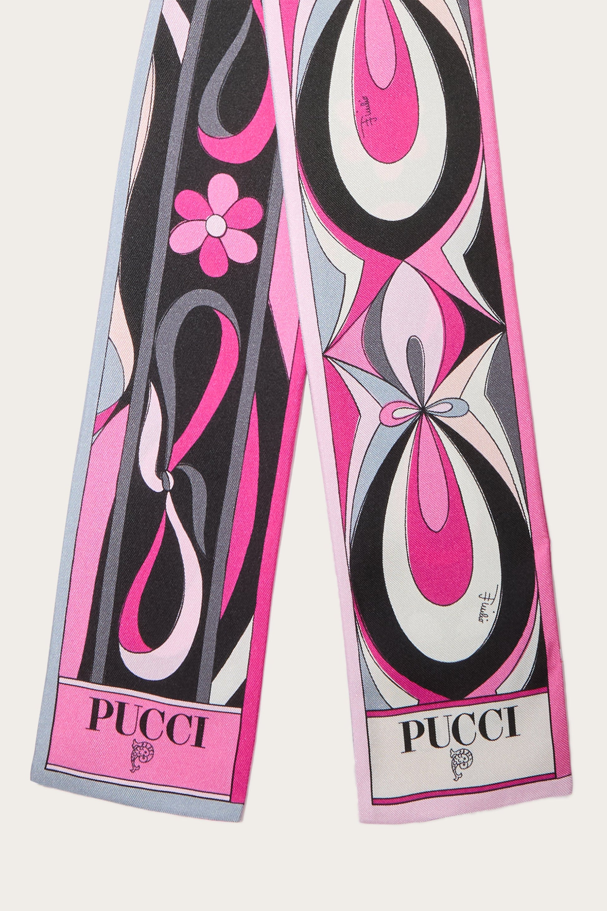 Maddalena Print Silk-Twill Scarf View 3 - Pucci
