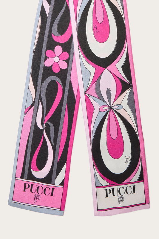 Maddalena Print Silk-Twill Scarf View 3 - Pucci