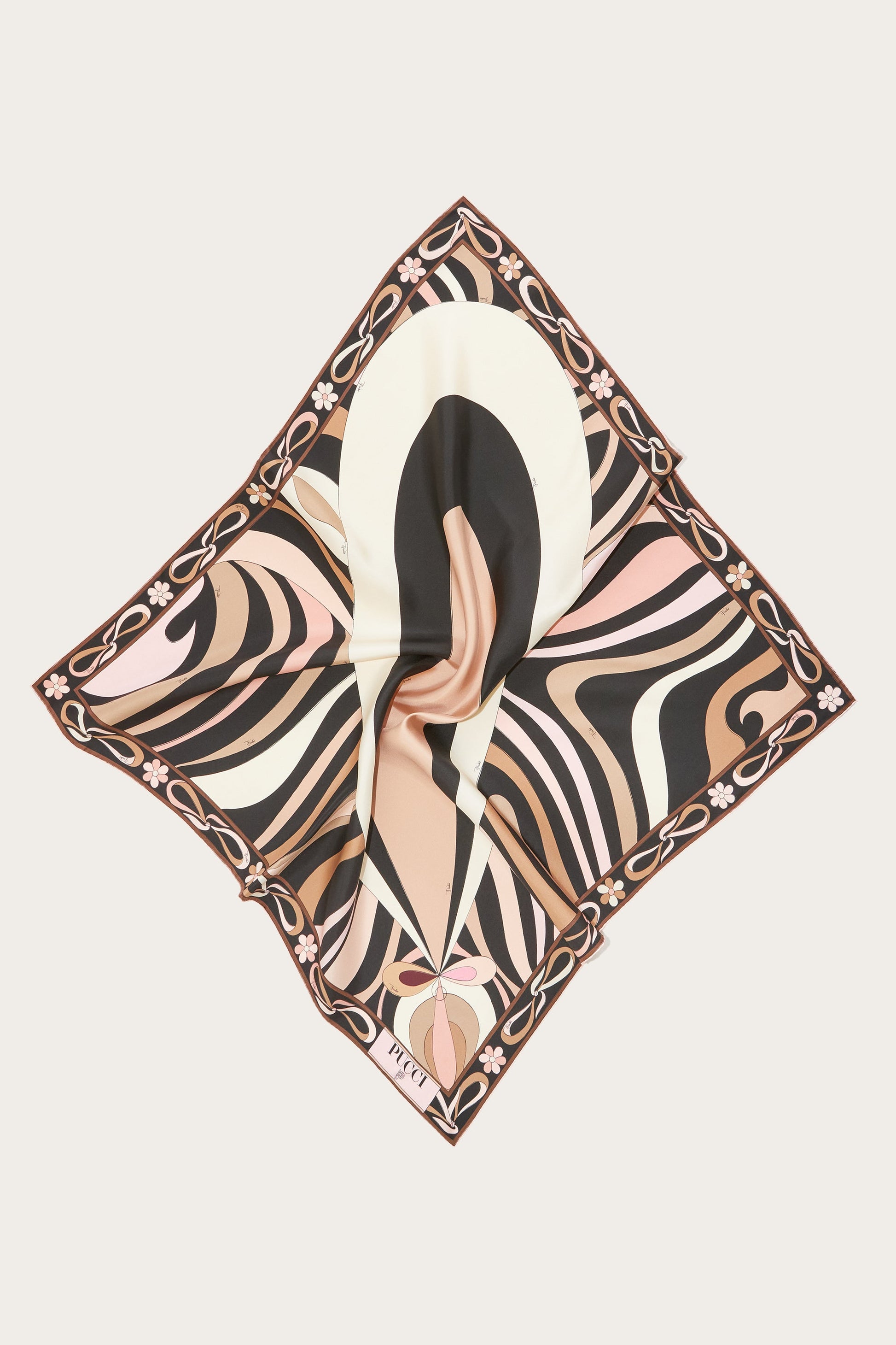 Marmo and Maddalena Print Silk-Twill Carré View 1 - Pucci