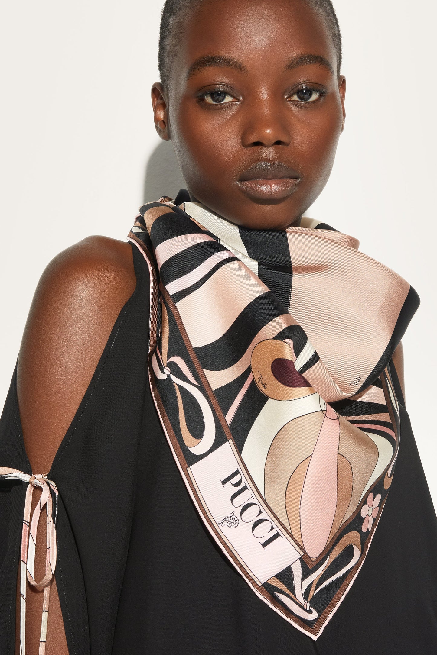 Marmo and Maddalena Print Silk-Twill Carré View 2 - Pucci