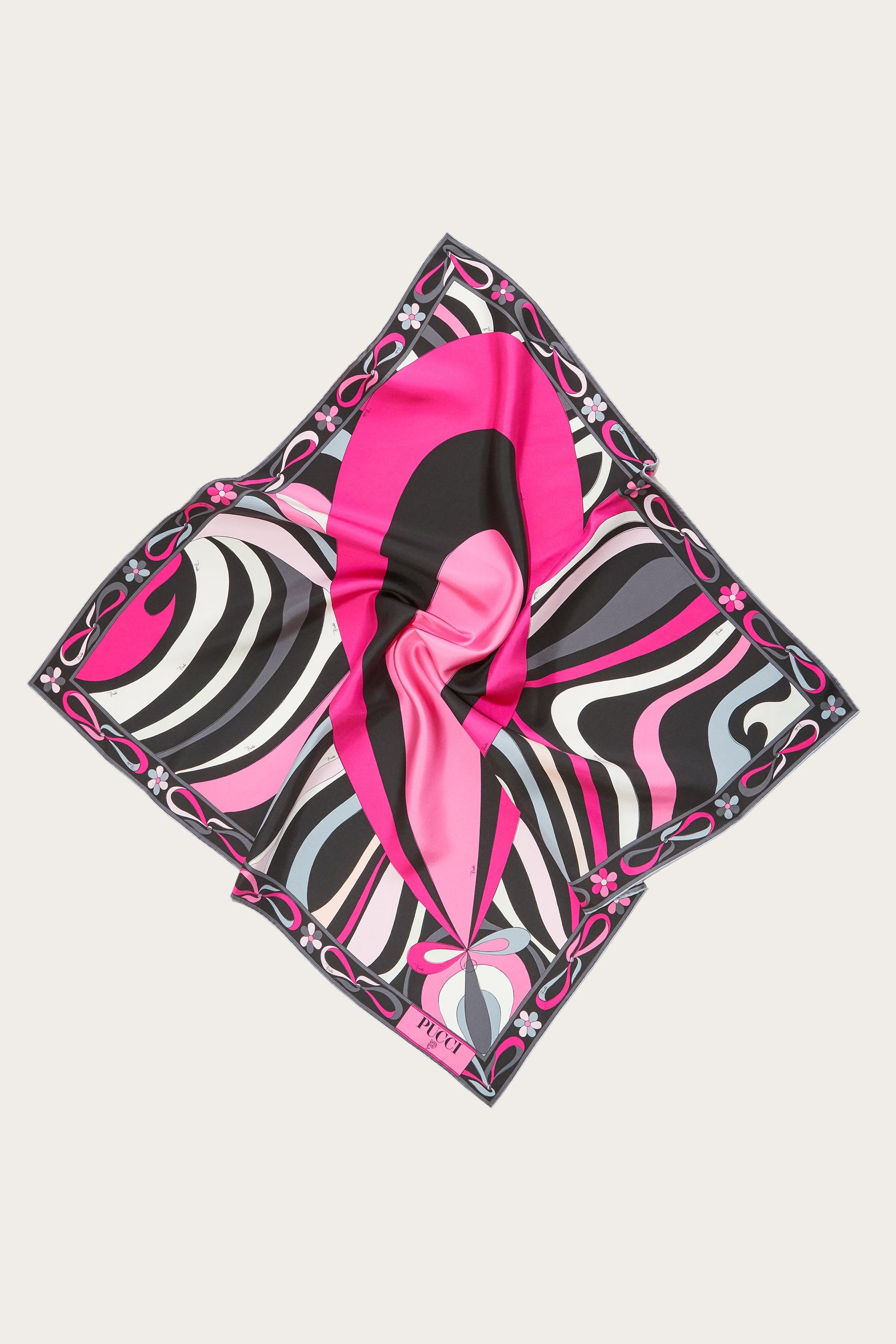 Marmo and Maddalena Silk-Twill Carré View 1 - Pucci