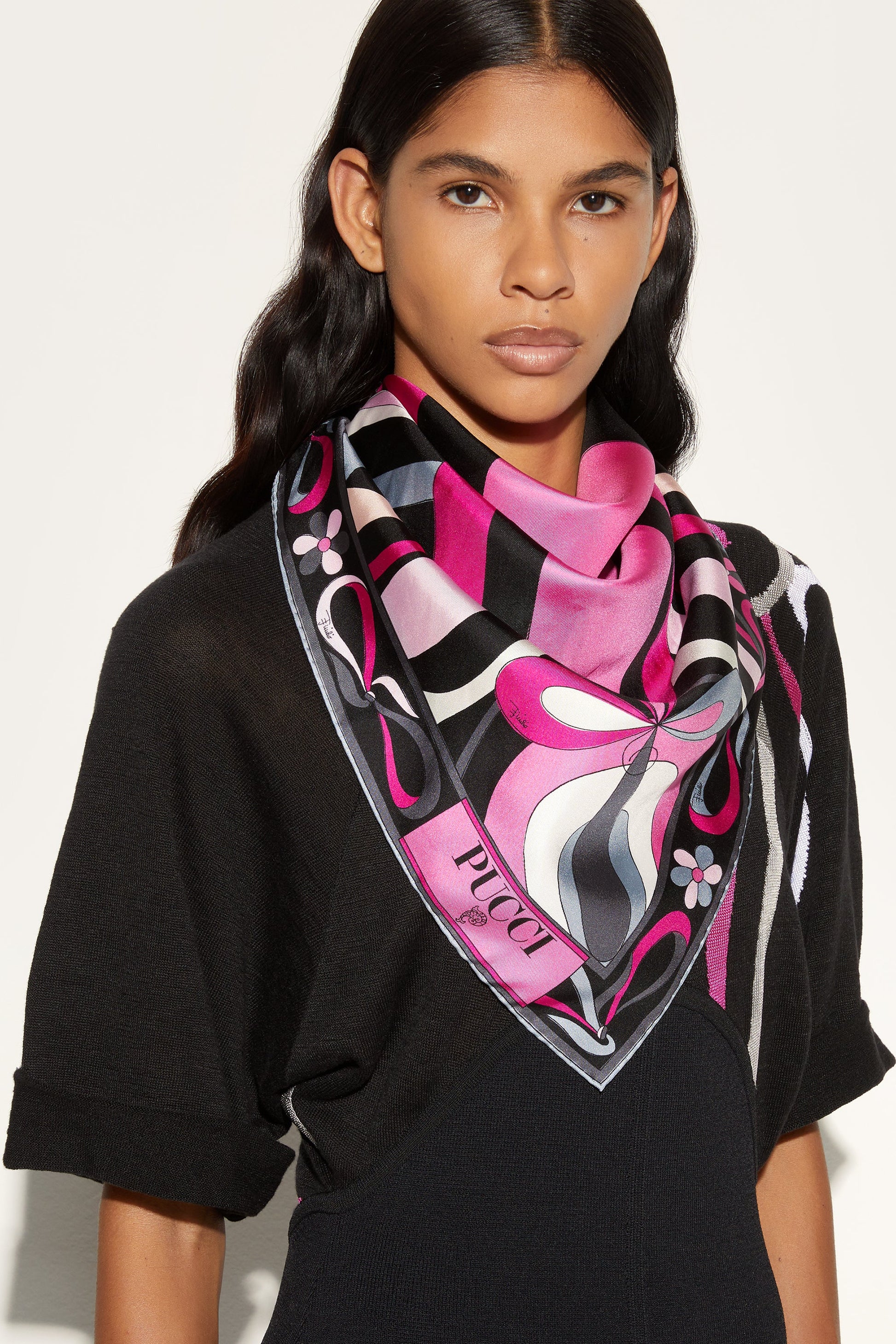 Marmo and Maddalena Silk-Twill Carré View 2 - Pucci