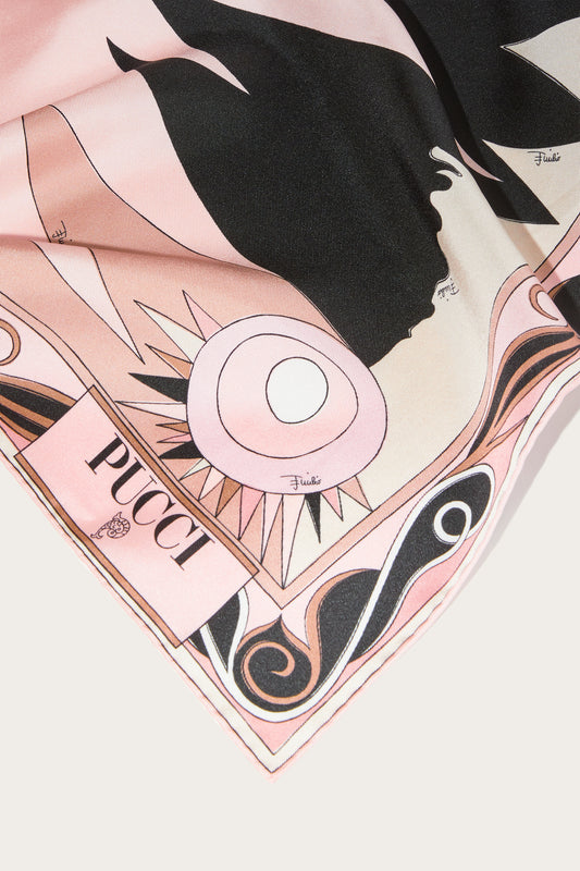 Stella Print Silk-Twill Carré View 4 - Pucci