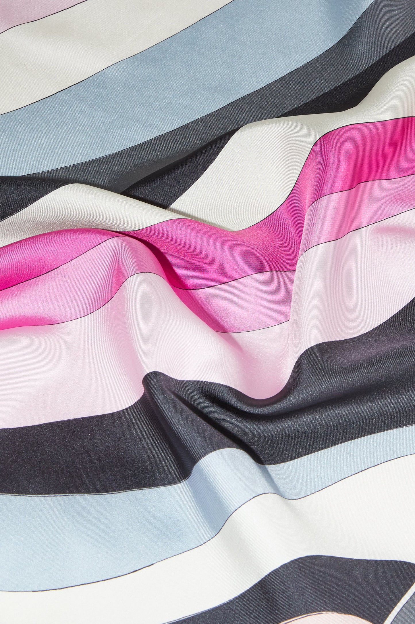 Pesci Print Silk-Twill Carré View 3 - Pucci