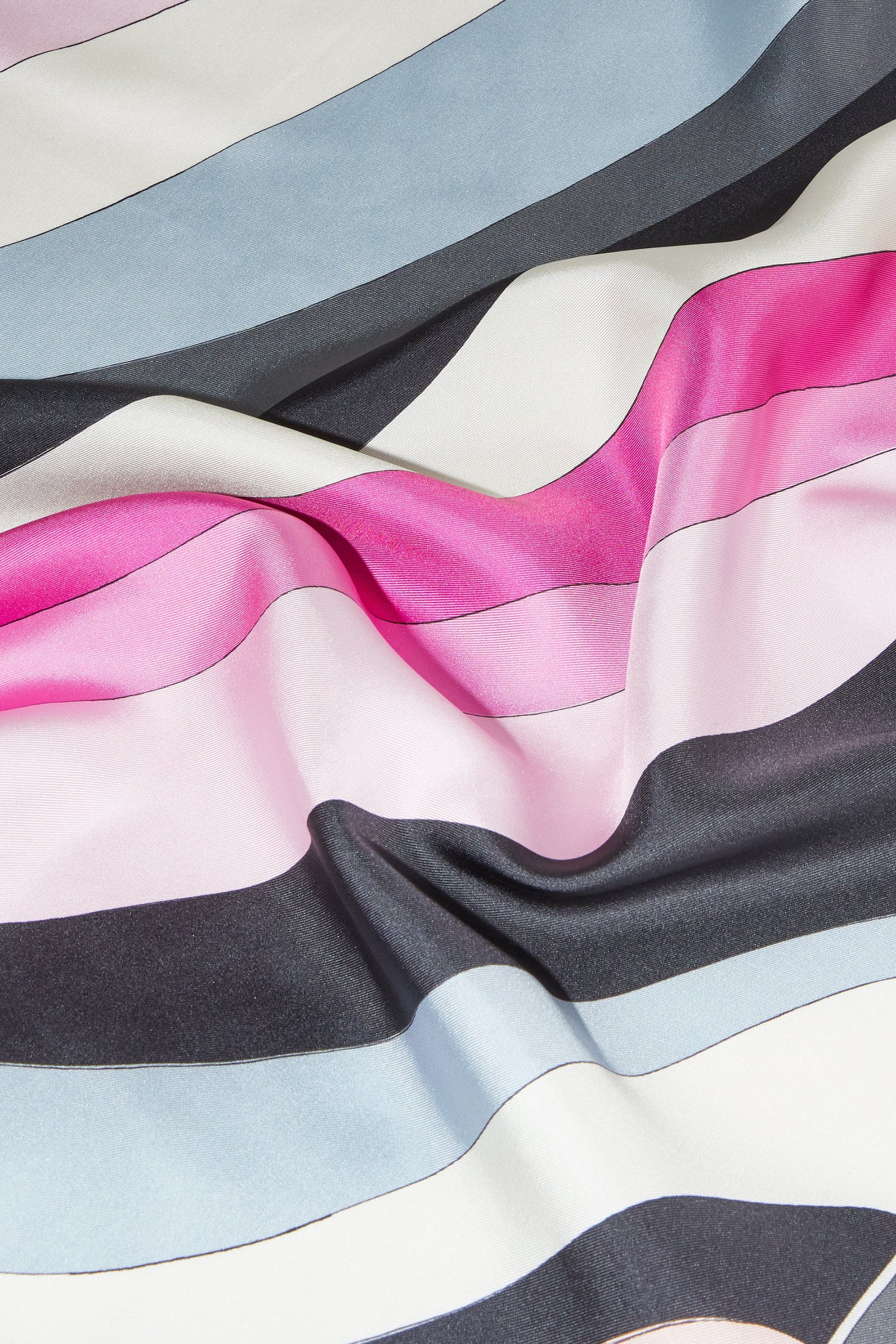 Pesci Print Silk-Twill Carré View 3 - Pucci