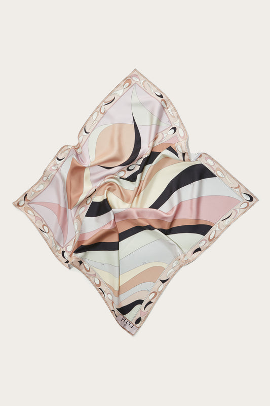 Foulard in Seta in  Stampa Pesci