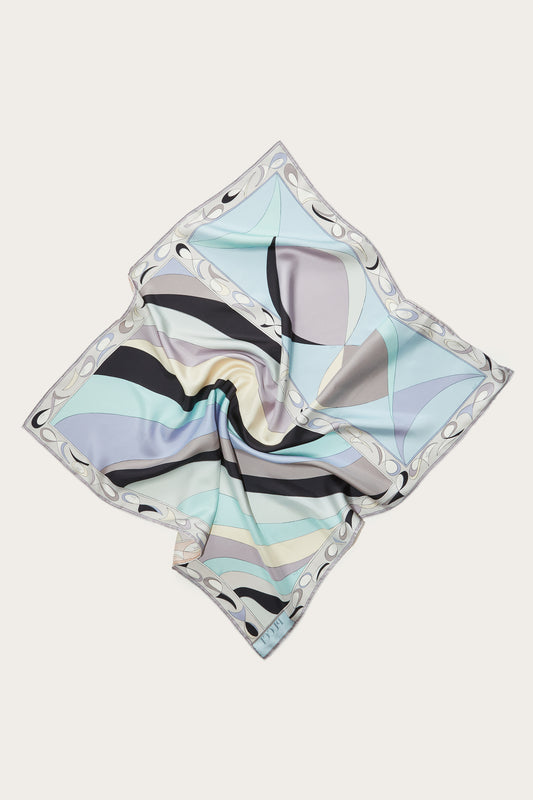 Foulard in Seta in  Stampa Pesci