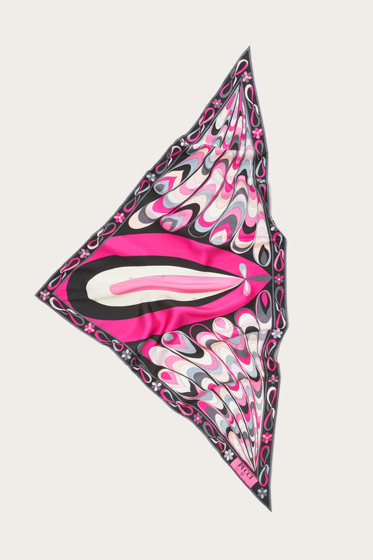 Maddalena and Onde Silk-Twill Scarf View 1 - Pucci