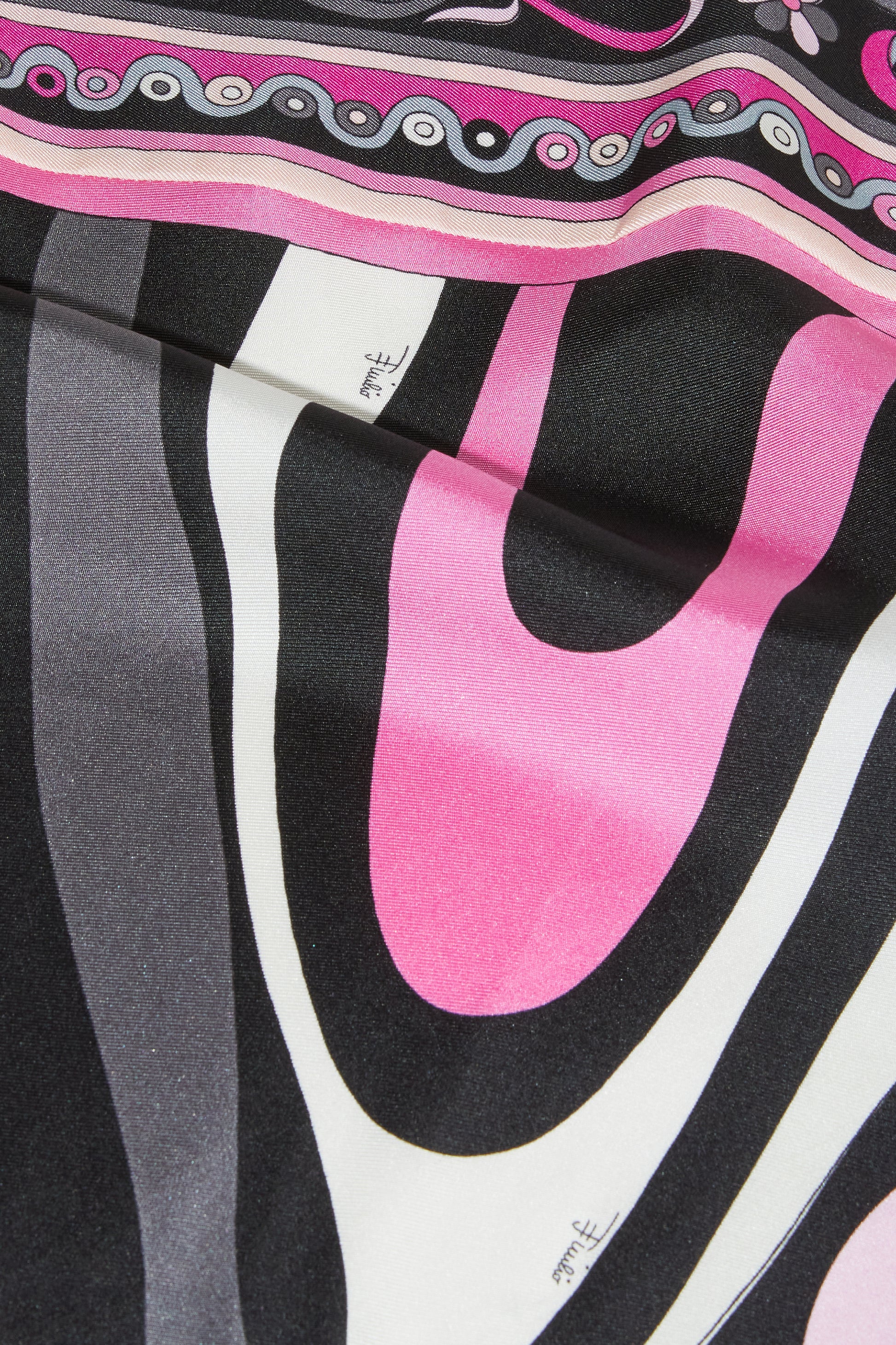 Marmo Print Silk-Twill Scarf View 4 - Pucci