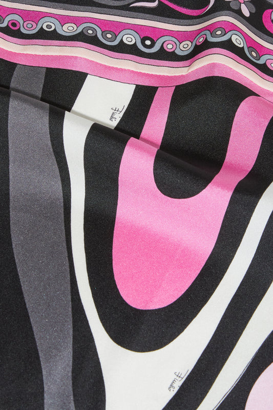 Marmo Print Silk-Twill Scarf View 4 - Pucci