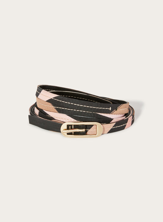 Double Belt with Metal Buckle View 1 - Pucci
