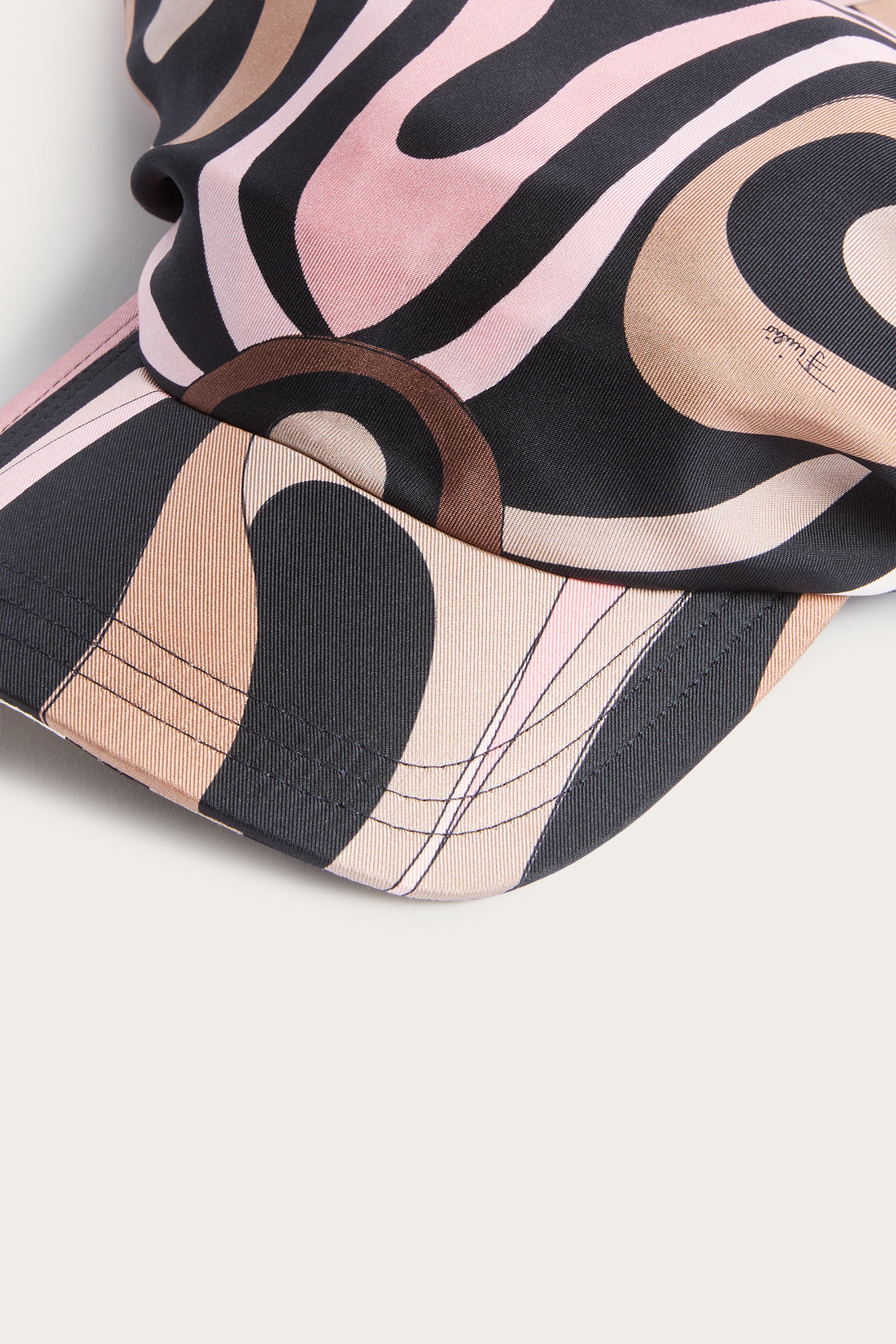 Marmo Print Silk-Twill Cap View 4 - Pucci