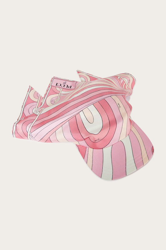 Cappello con Visiera e Foulard