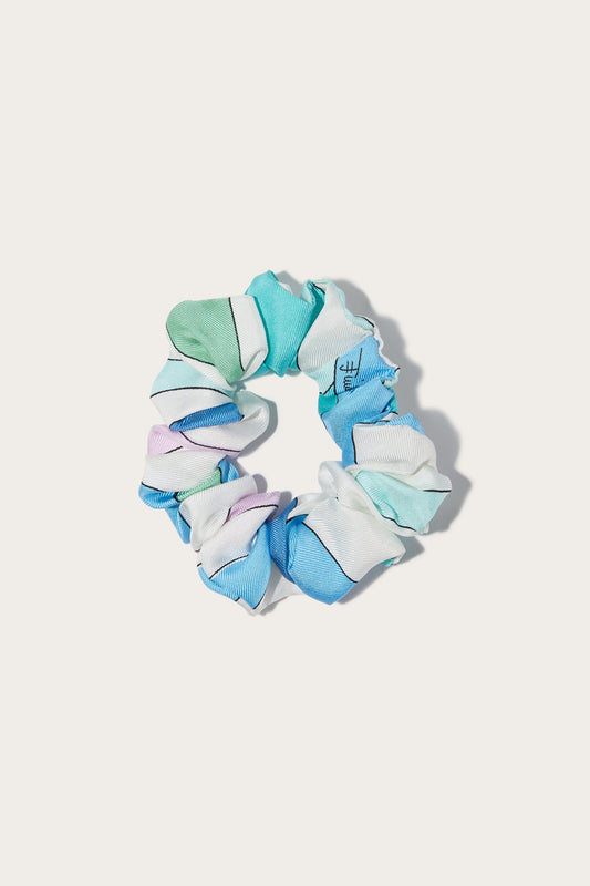 Elastico Per Capelli in Twill Di Seta