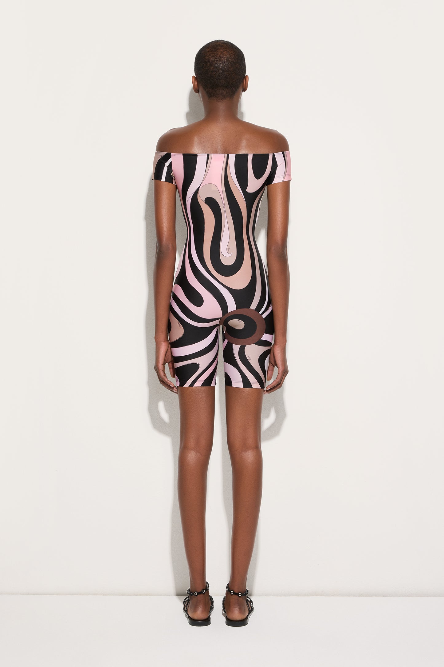 Marmo Print Jumpsuit View 4 - Pucci