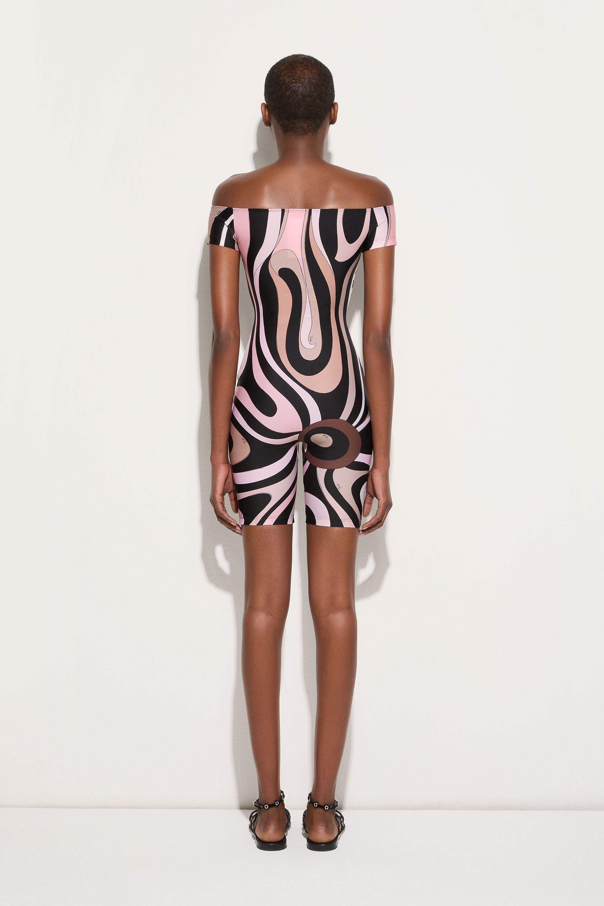Marmo Print Jumpsuit View 4 - Pucci