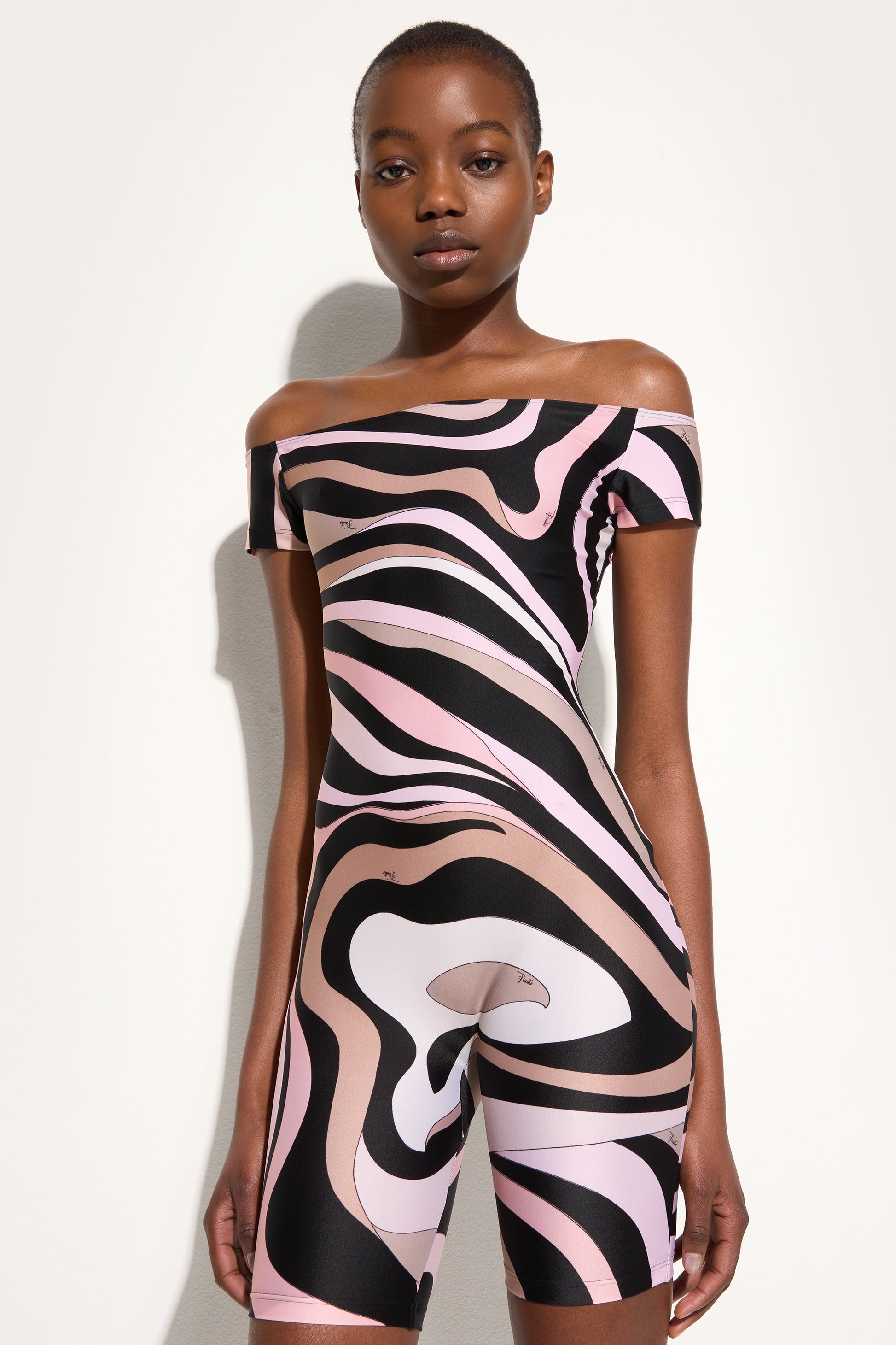 Marmo Print Jumpsuit View 5 - Pucci