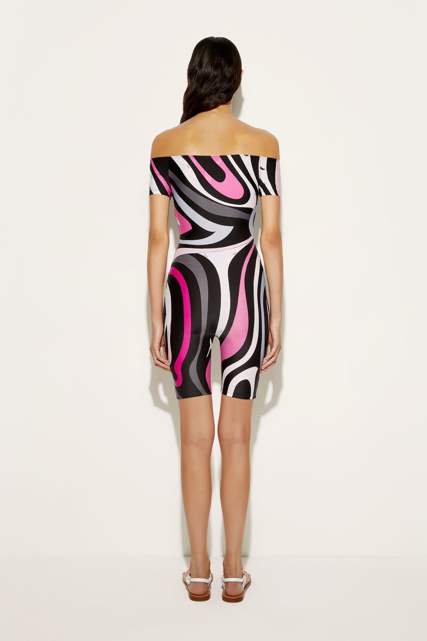 Marmo Print Jumpsuit View 4 - Pucci