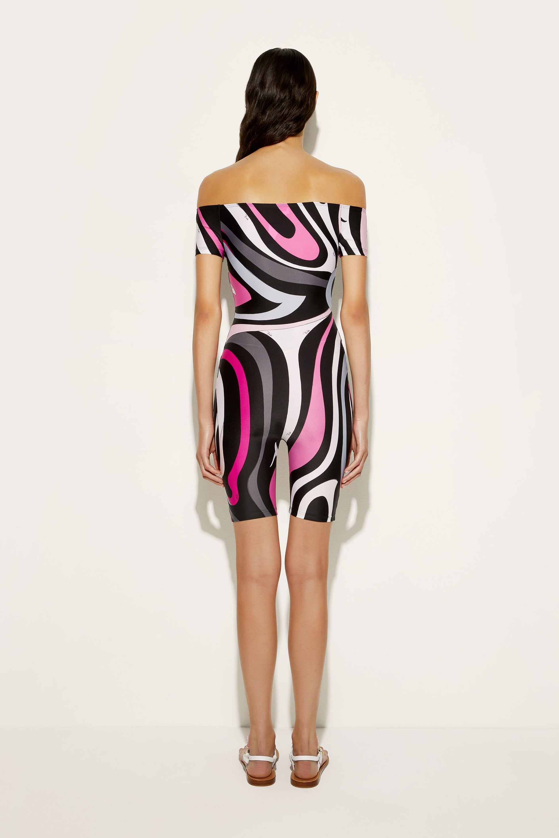 Marmo Print Jumpsuit View 4 - Pucci