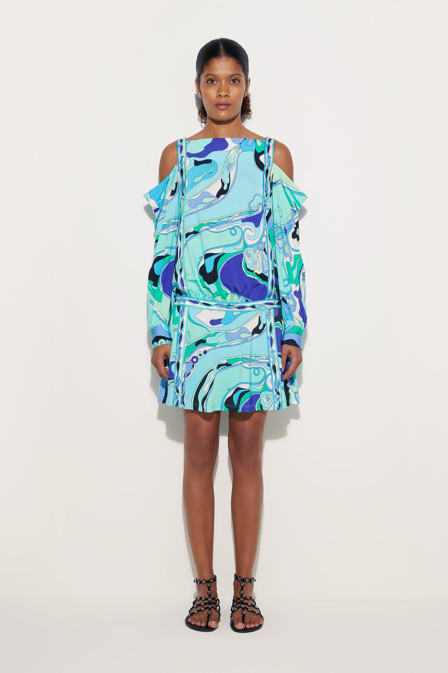 Orchidee Print Dress