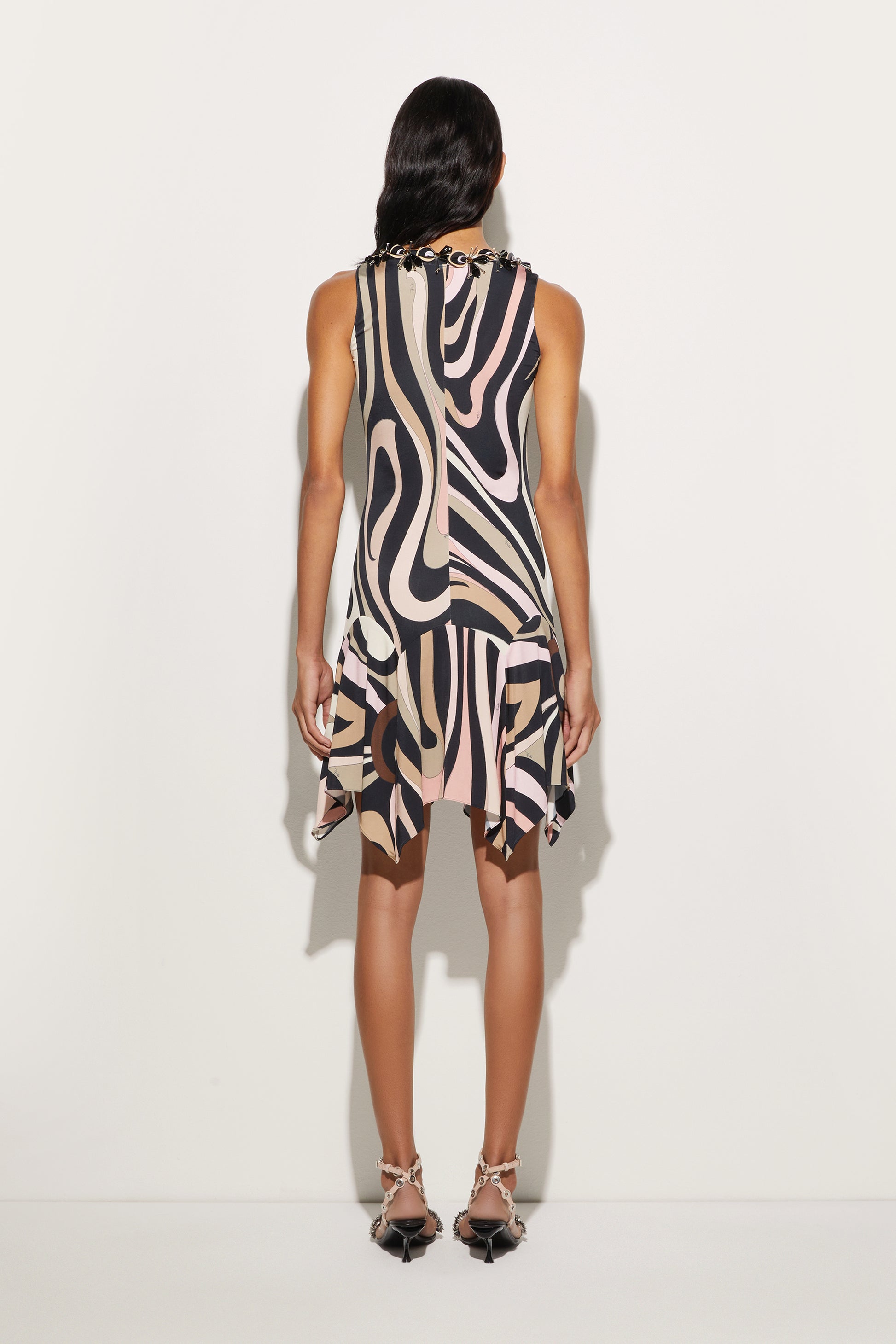 Marmo Embroidered Mini Dress View 4 - Pucci