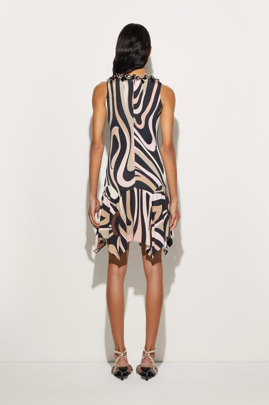Marmo Embroidered Mini Dress View 4 - Pucci
