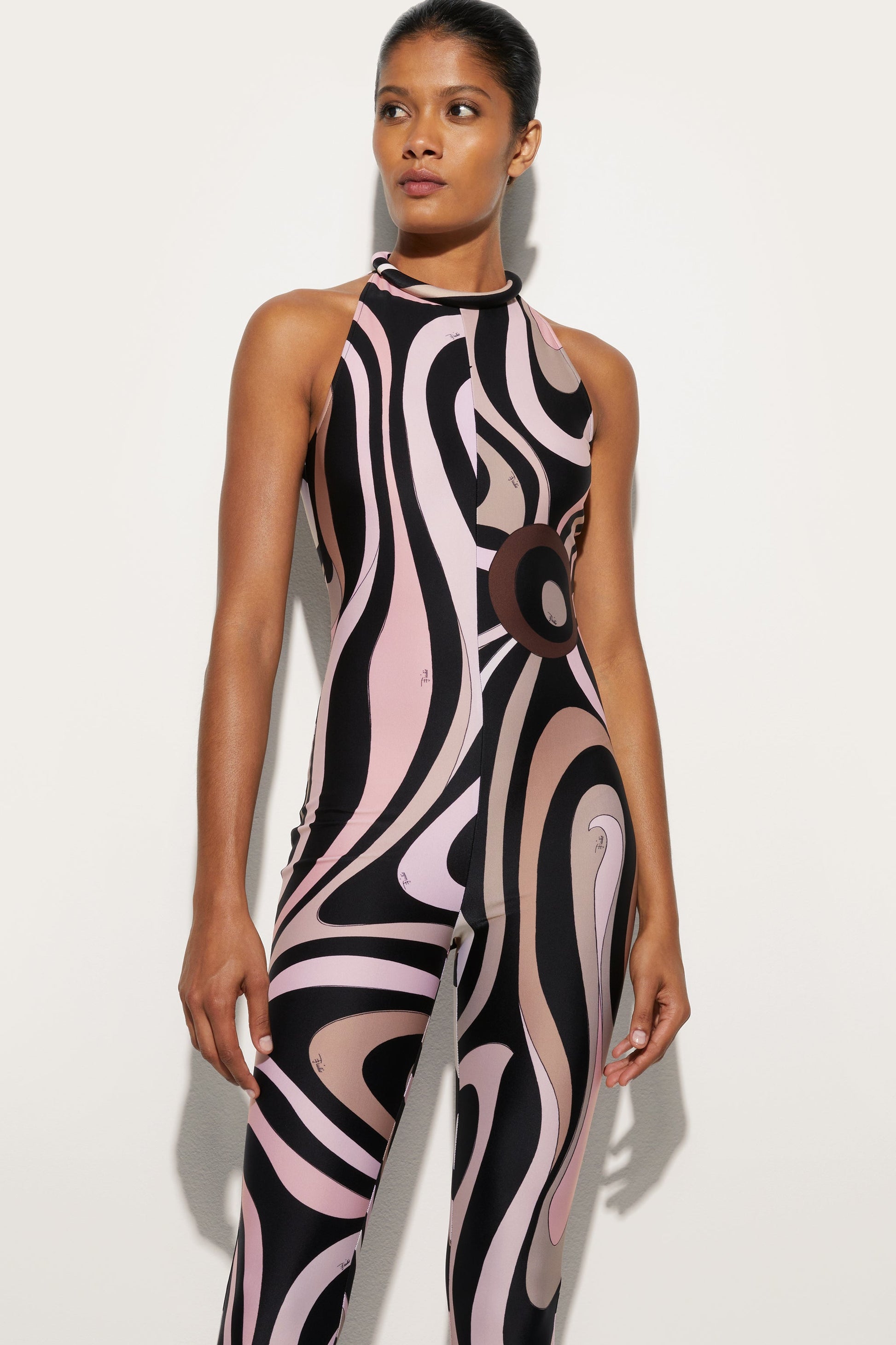 Marmo Print Jumpsuit View 5 - Pucci