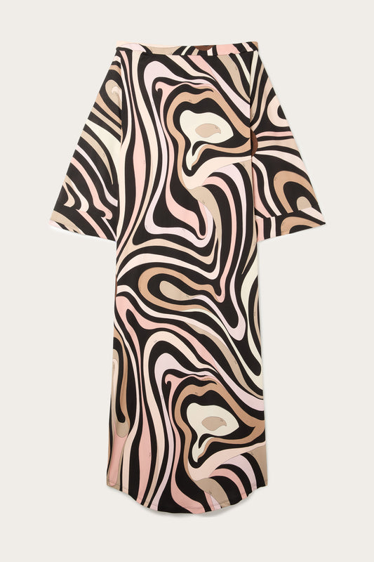 Marmo Boat Neck Kaftan View 1 - Pucci