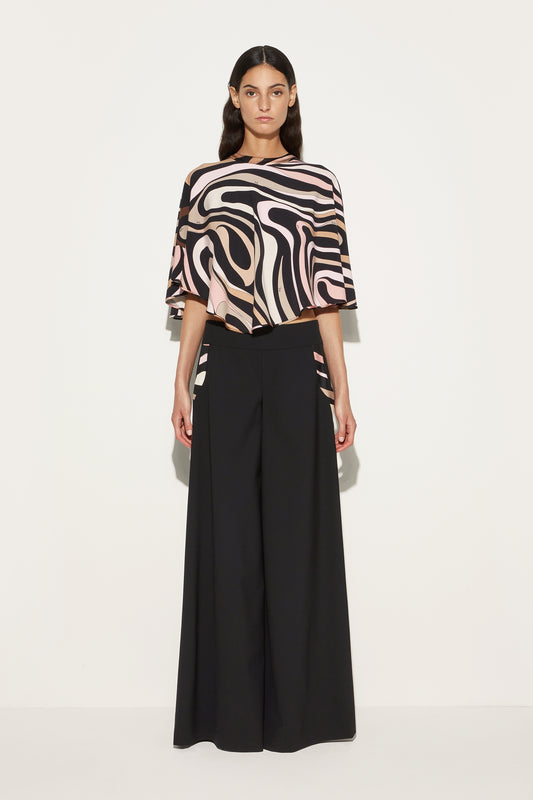 Marmo Cape Sleeve Blouse View 2 - Pucci