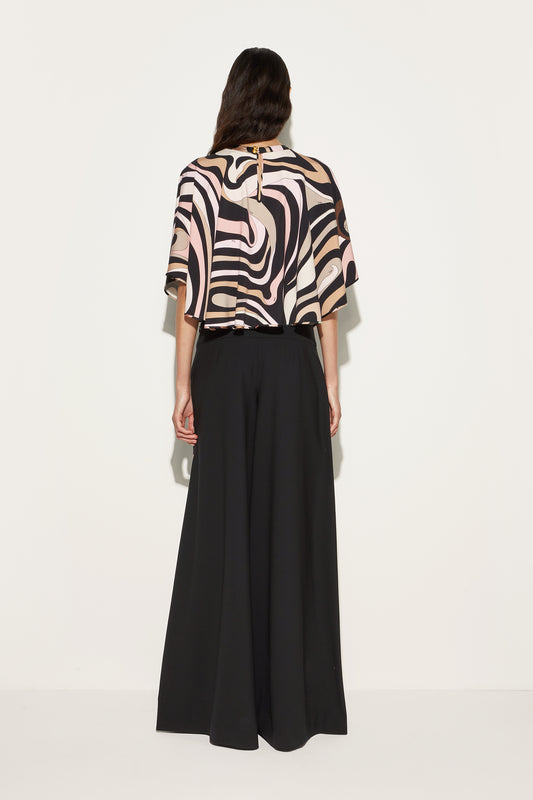 Marmo Cape Sleeve Blouse View 4 - Pucci