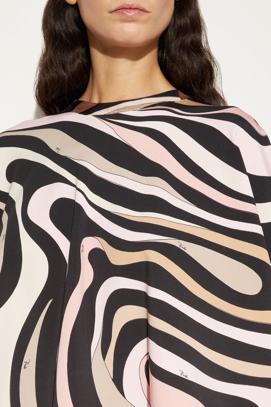 Marmo Cape Sleeve Blouse View 5 - Pucci